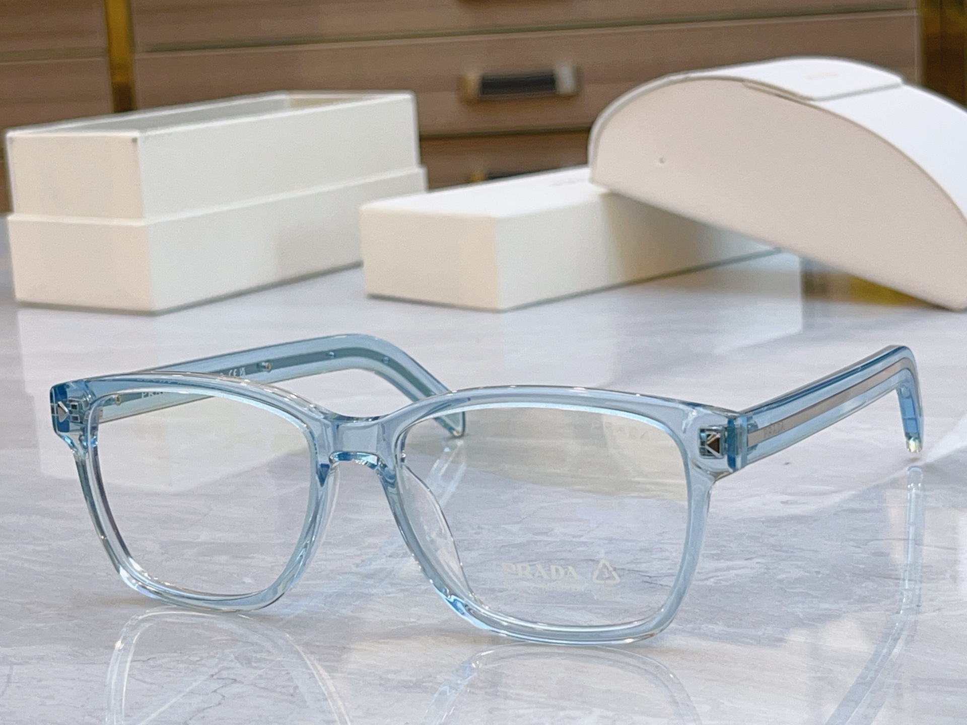 ，【PRAD*】普拉*达新款眼镜架，MODEL：VPR B01V，SIZE：54口18-150