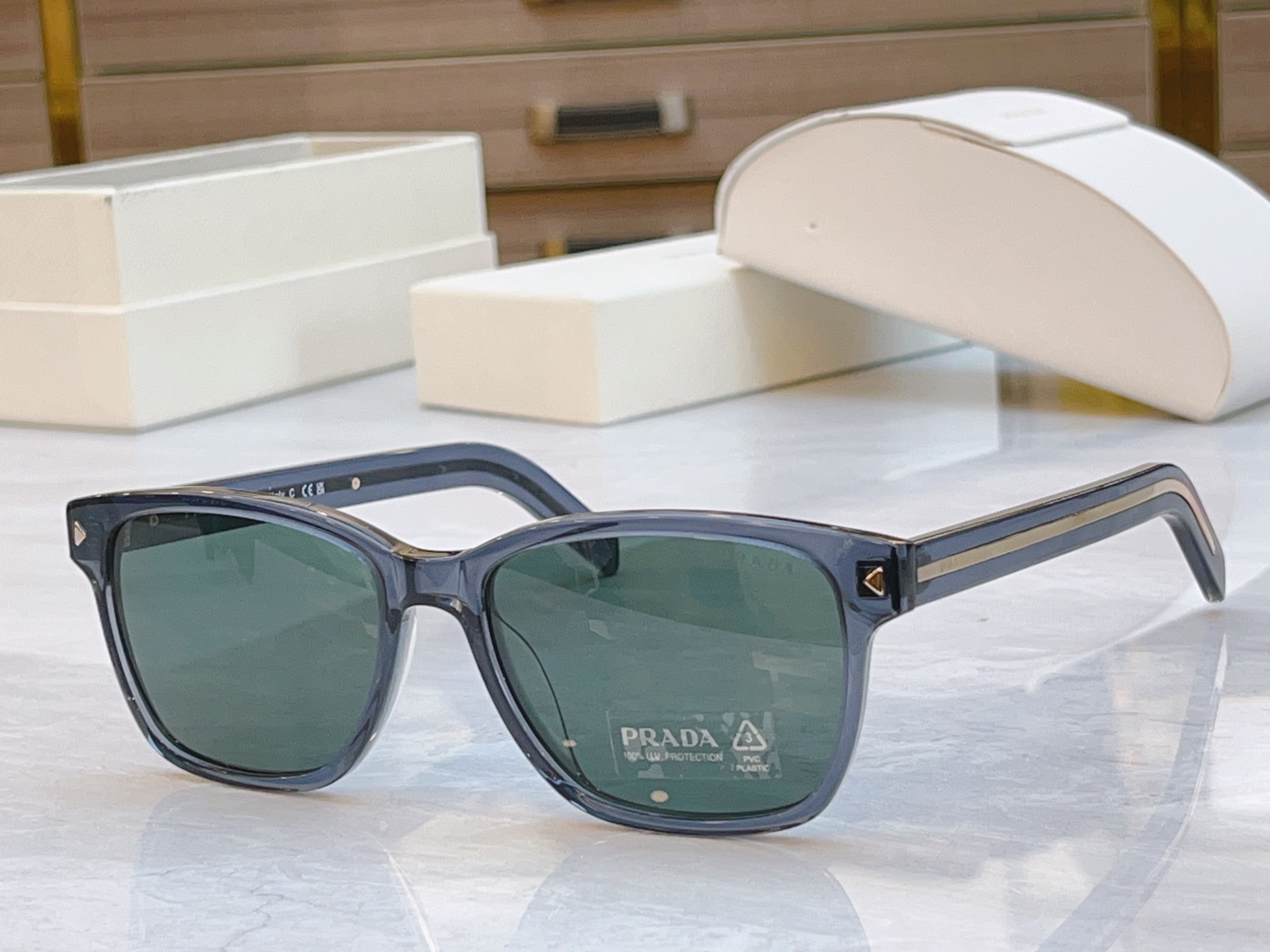 ，【PRAD*】普拉*达新款太阳镜🕶️，MODEL：VPR B01V，SIZE：54口18-150