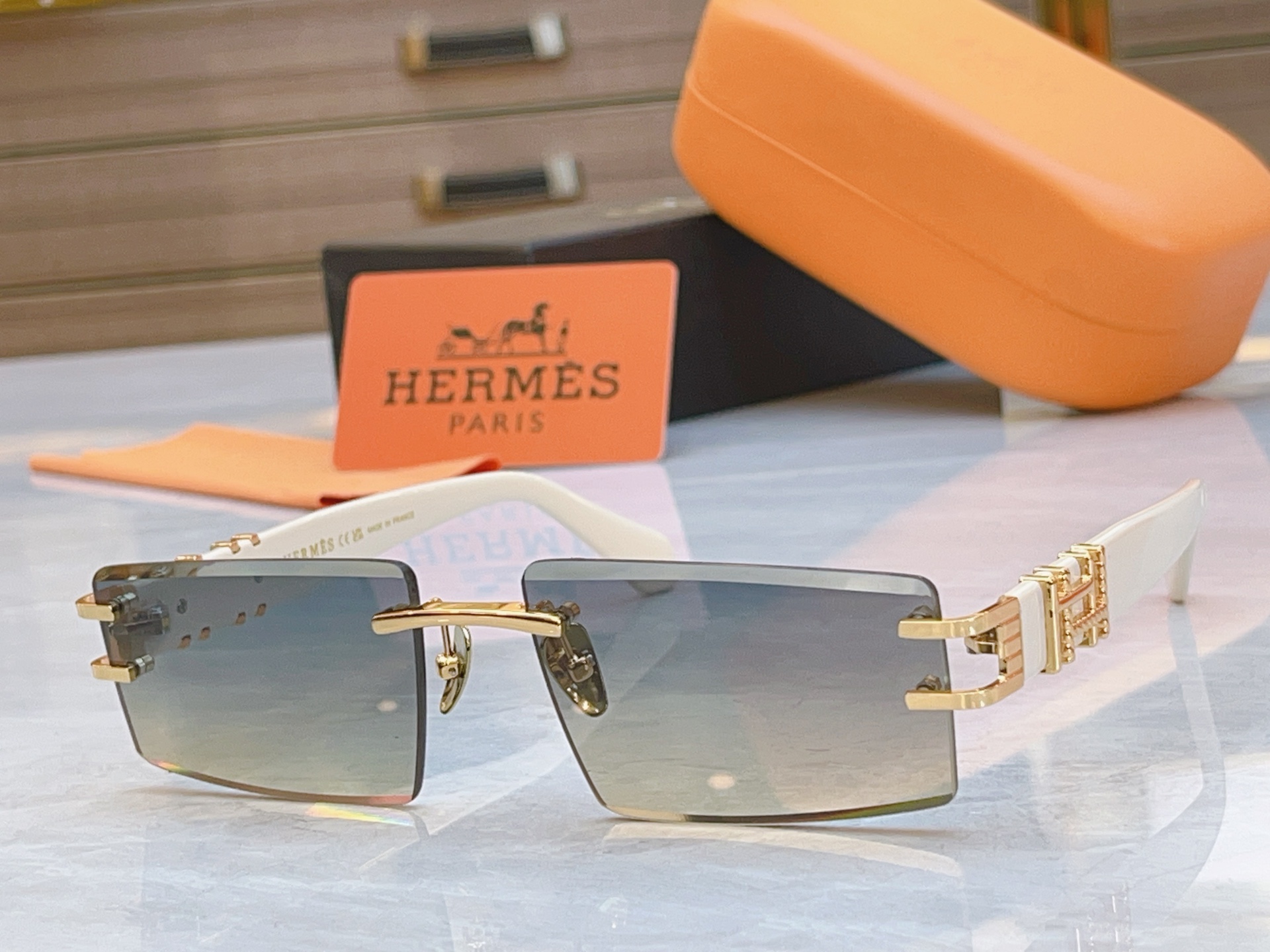 NO:369550,,【HERME*】Aima*S new sunglasses, MODEL9708, SIZE59 mouth 17-143 glasses sunglasses, glasses, hermes, hermes19860909,【HERME*】爱马*仕新款太阳镜,MODEL9708,SIZE59口17-143眼镜墨镜太阳镜,眼镜,hermes,hermes,glasses