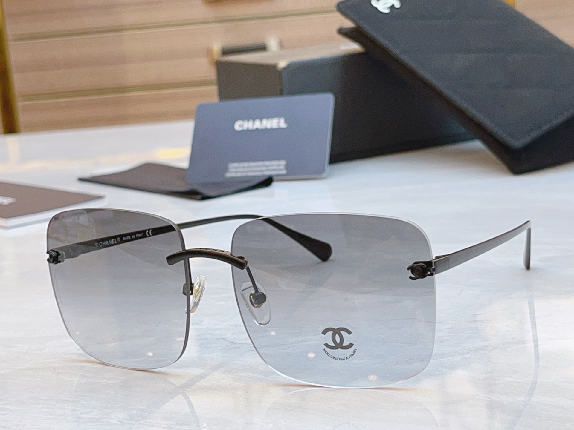 ，【CHANE*】香奈儿新款太阳镜，MODEL：CH4287T，SIZE：60口17-140