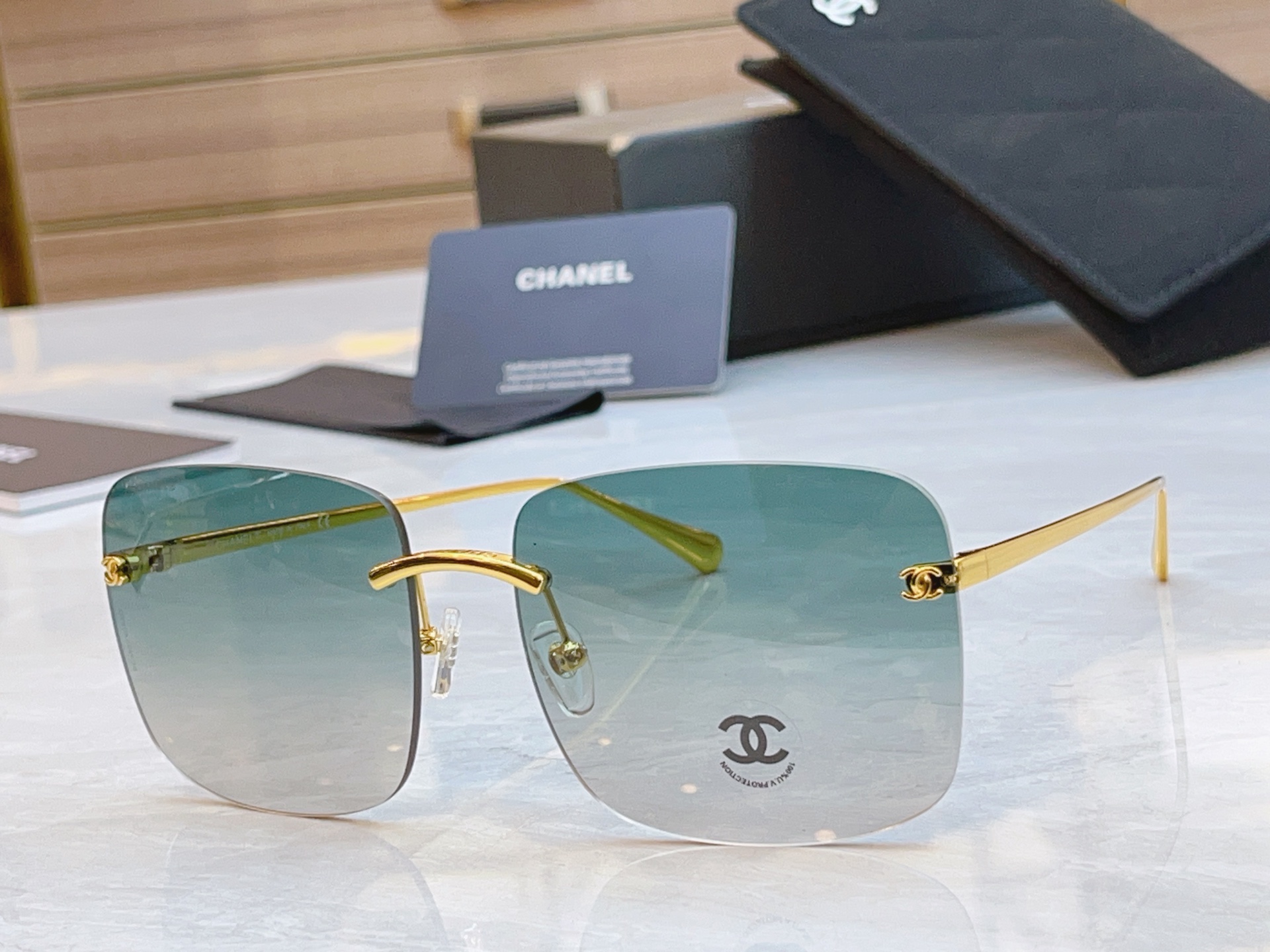 ，【CHANE*】香奈儿新款太阳镜，MODEL：CH4287T，SIZE：60口17-140