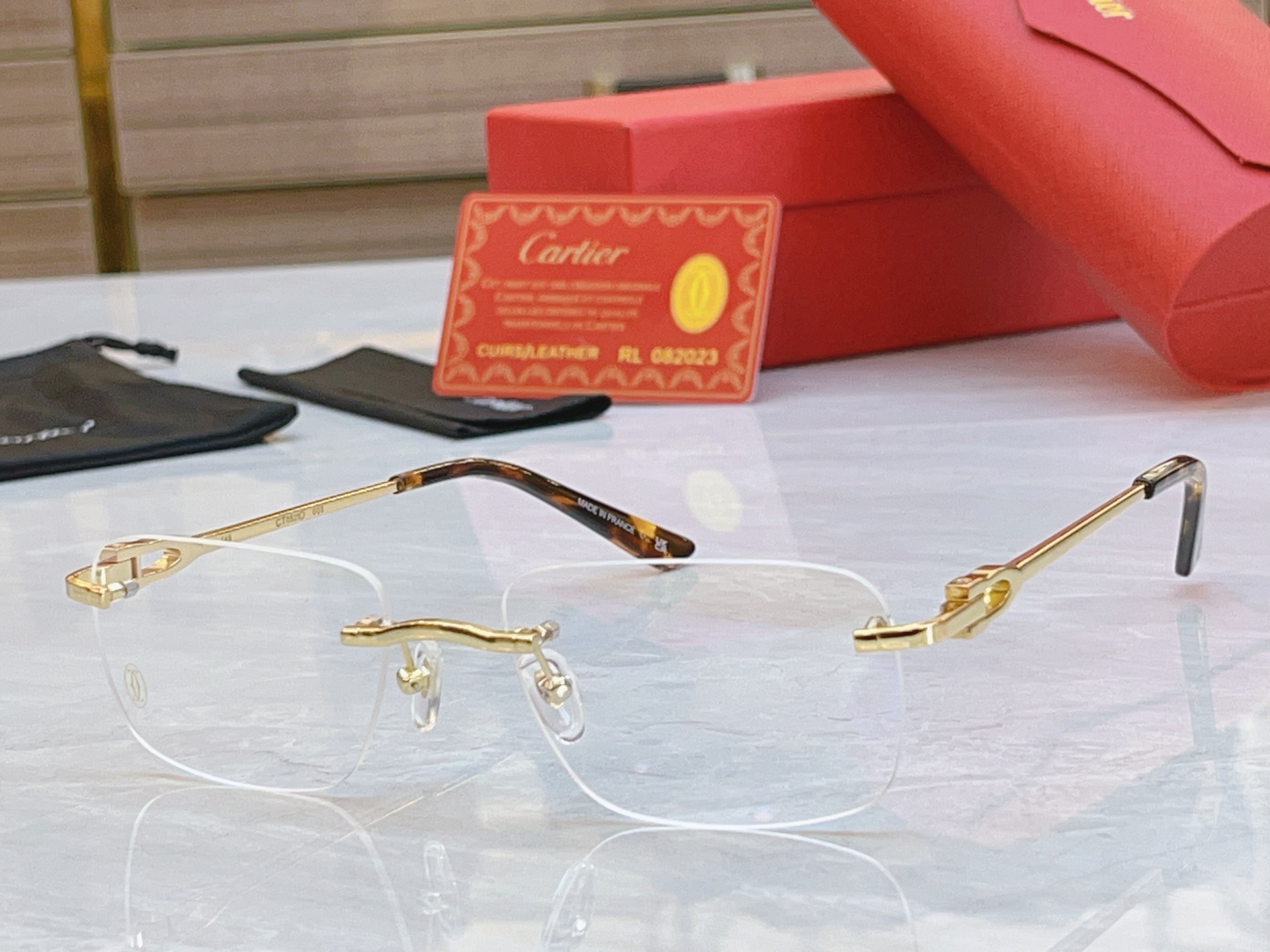 ，【CARTIE*】卡地*亚新款太阳镜，CT0512O，size56口18-145