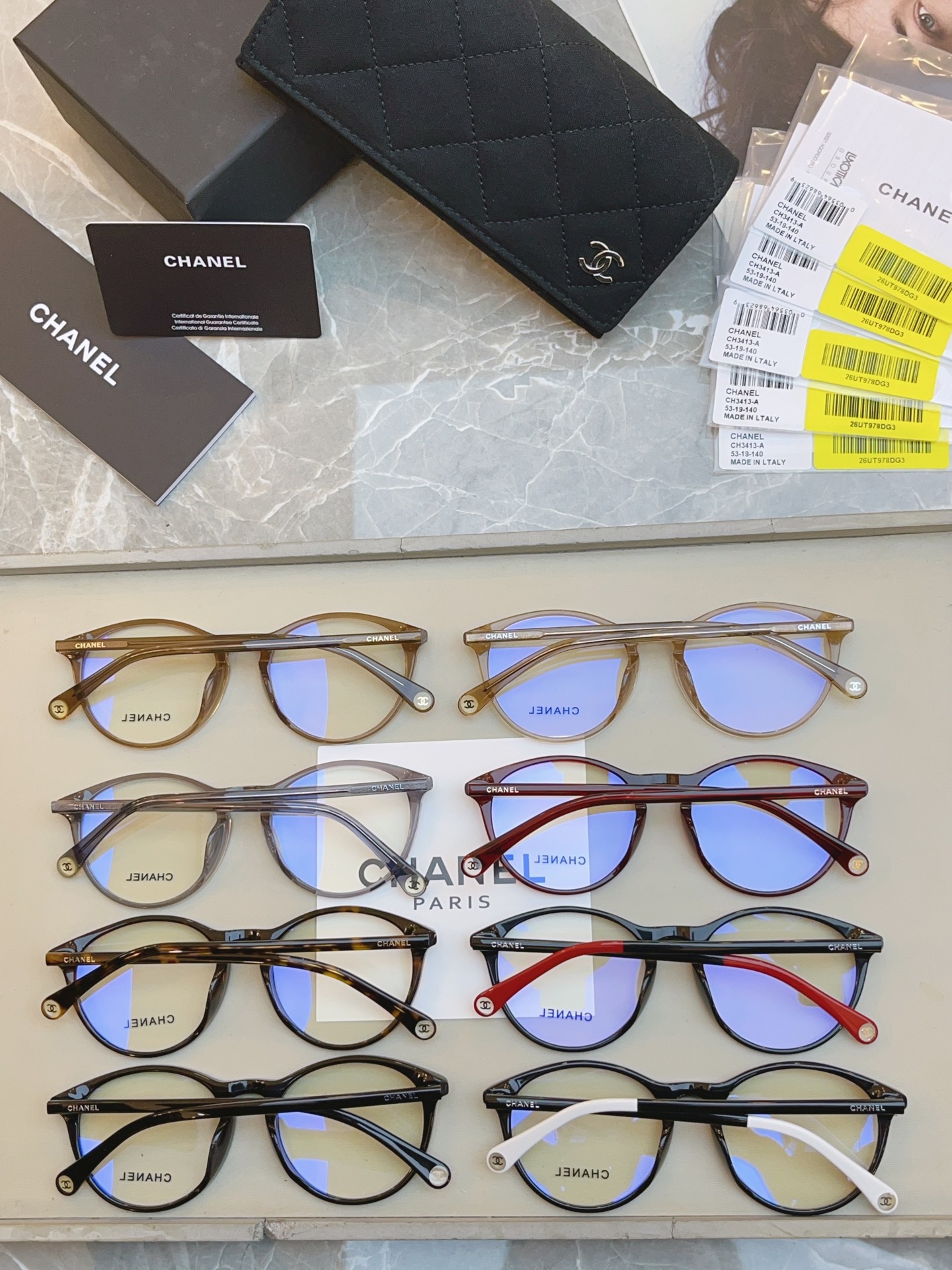 ，【CHANE*】香奈*儿新款光学架，MODELCH3413，男女同款，可配情侣款，SIZE：53口19
