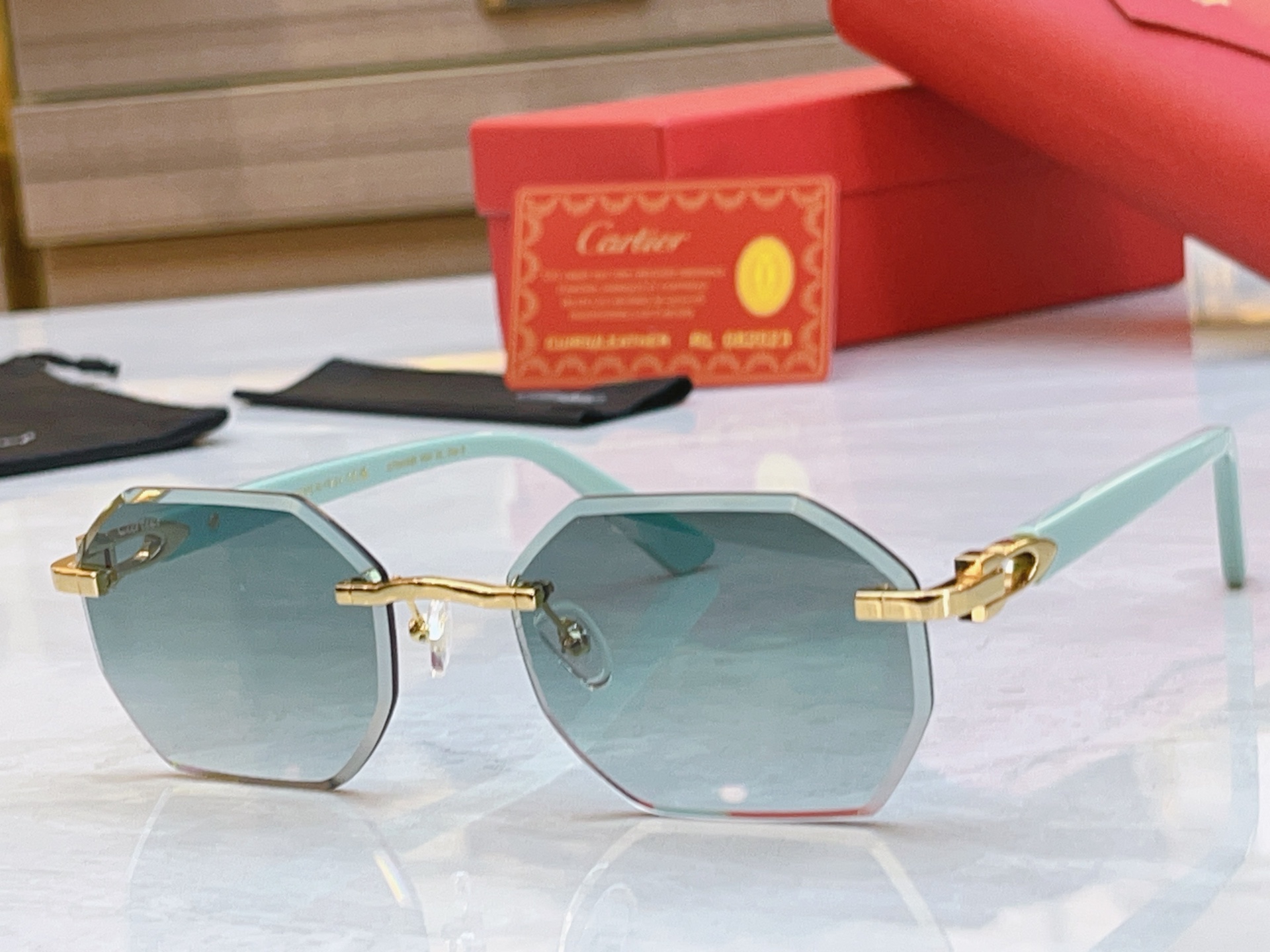 ，【CARTIE*】卡地*亚新款太阳镜，CT0493S，size57口21-145