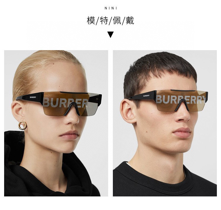 【BURBER*】巴宝*莉 BE4291 男女款连体片太阳眼镜🕶国际大牌范✨✨意大利进口材料制造‼官网同