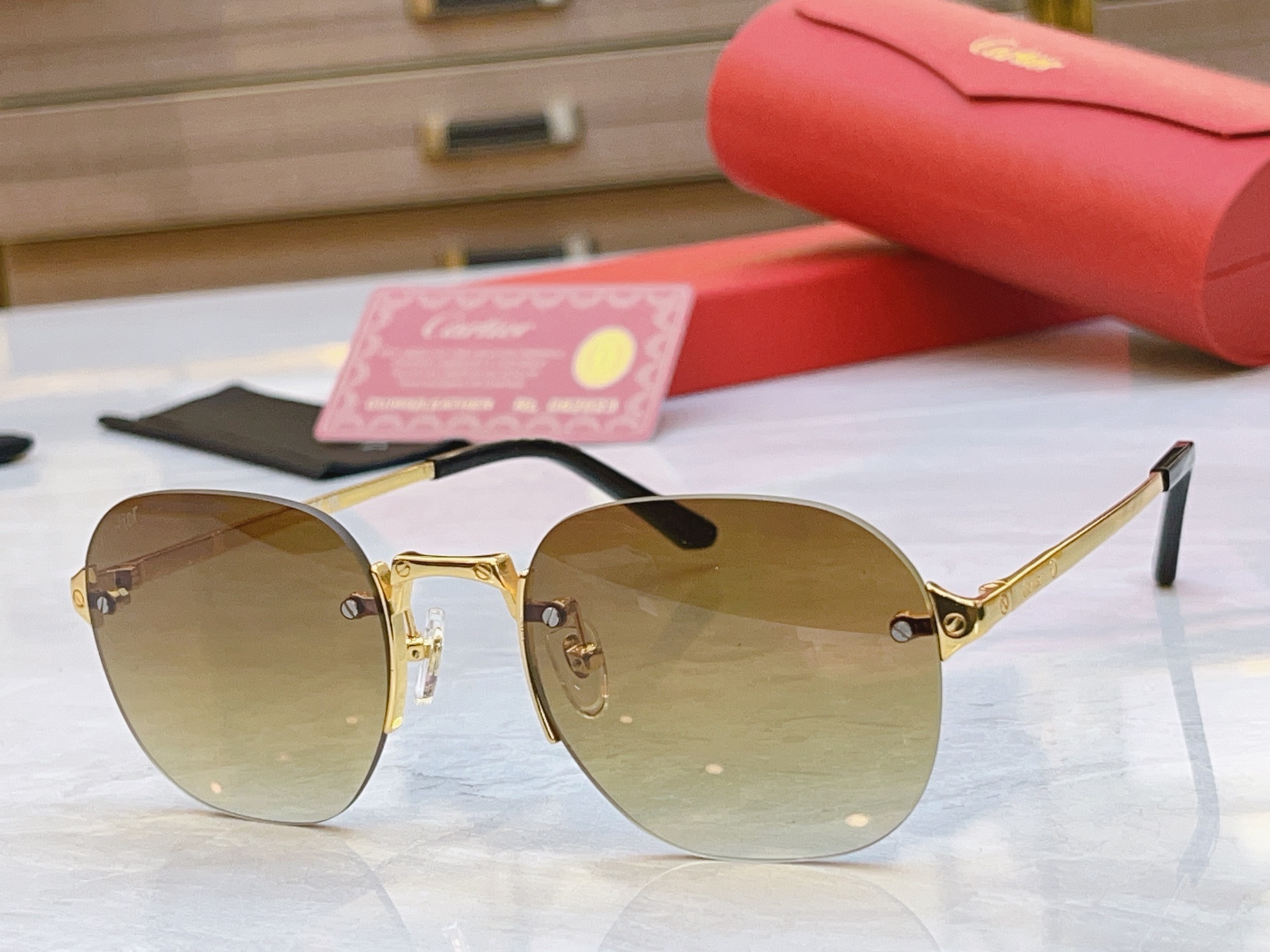 ，【CARTIE*】卡地*亚新款太阳镜，CT0459S，size53口21-145