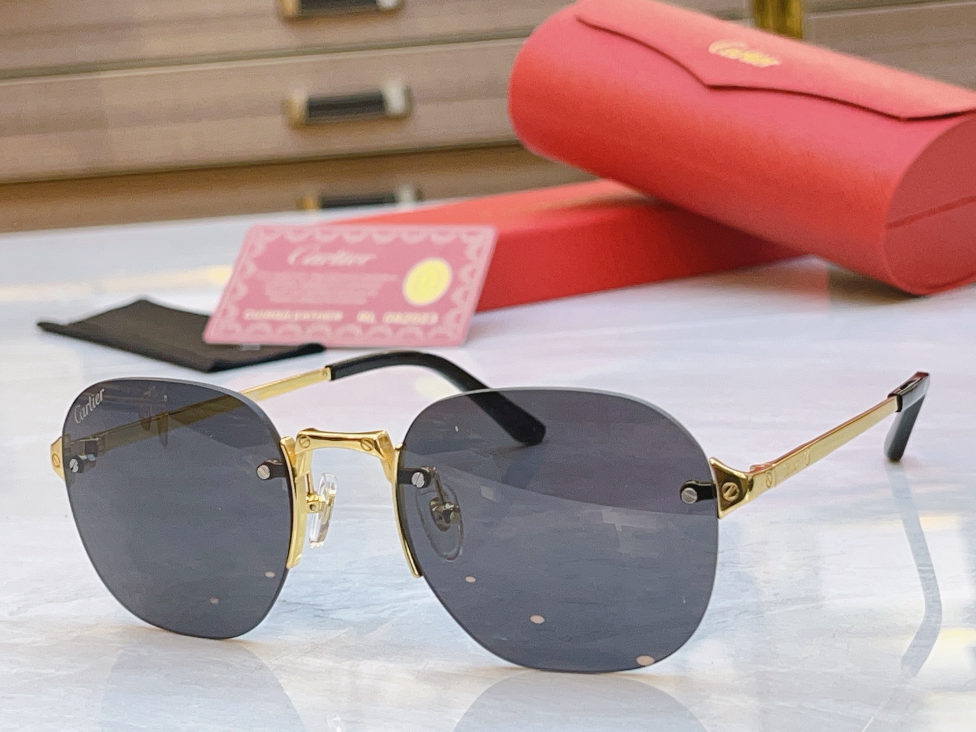 ，【CARTIE*】卡地*亚新款太阳镜，CT0459S，size53口21-145