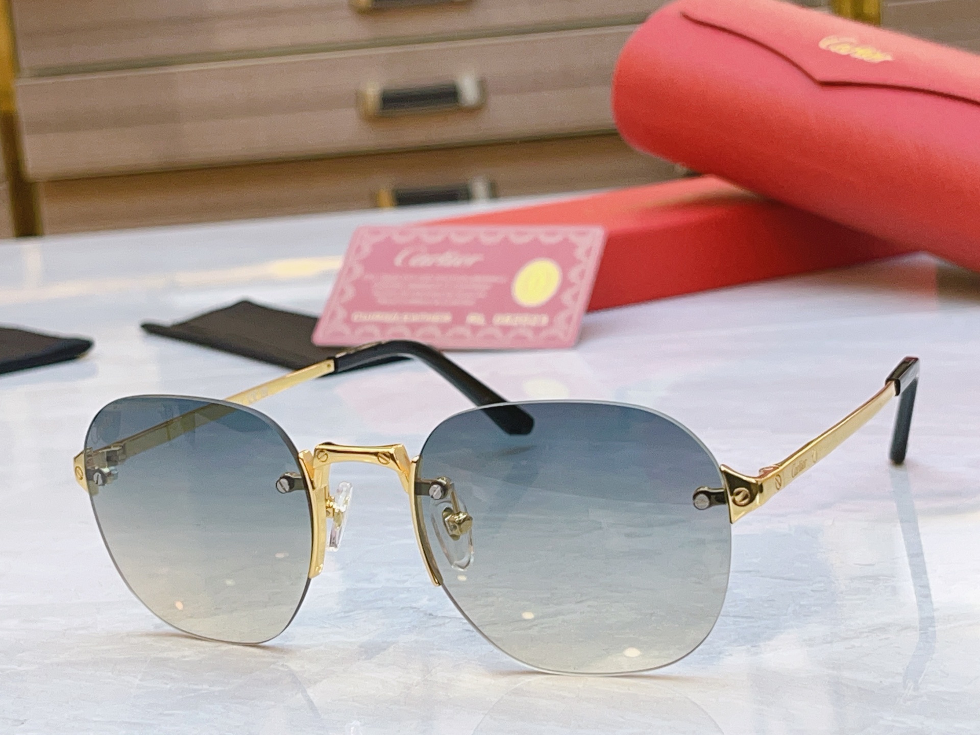 ，【CARTIE*】卡地*亚新款太阳镜，CT0459S，size53口21-145