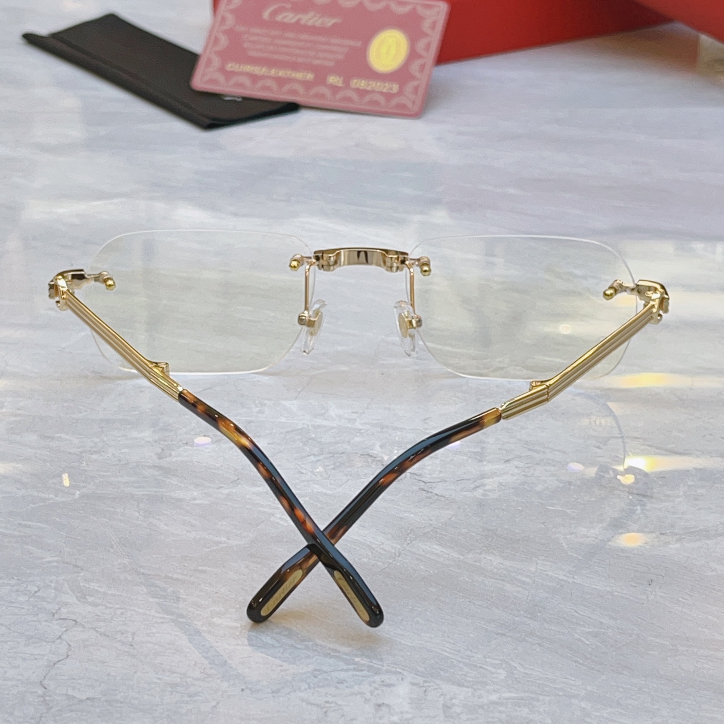 ，【CARTIE*】卡地*亚新款眼镜架，CT0499S，size56口20-145