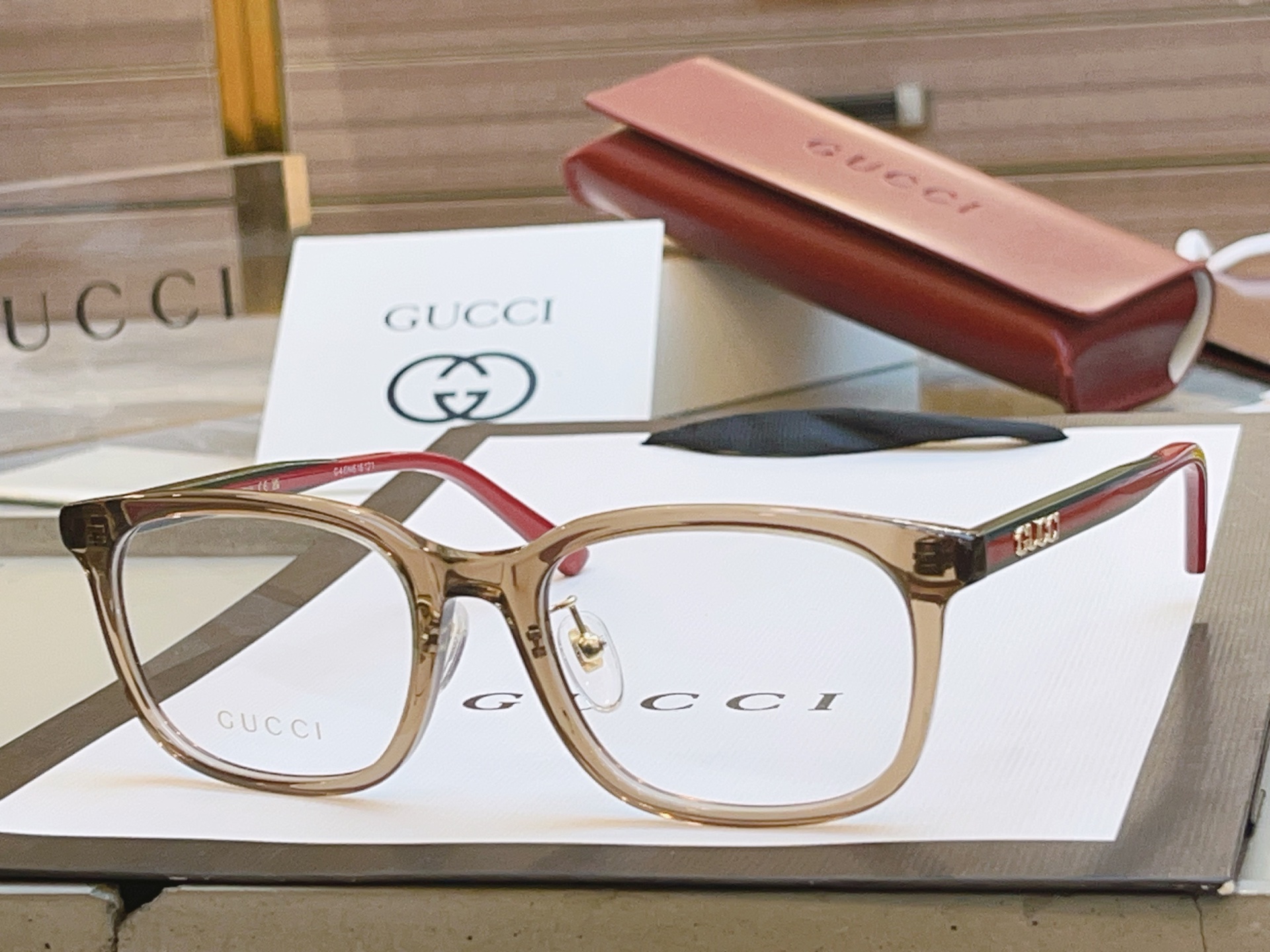 ，【GUCC*】古*驰新款眼镜架，MODEL：GG1873OK，SIZE：53口19-145 M