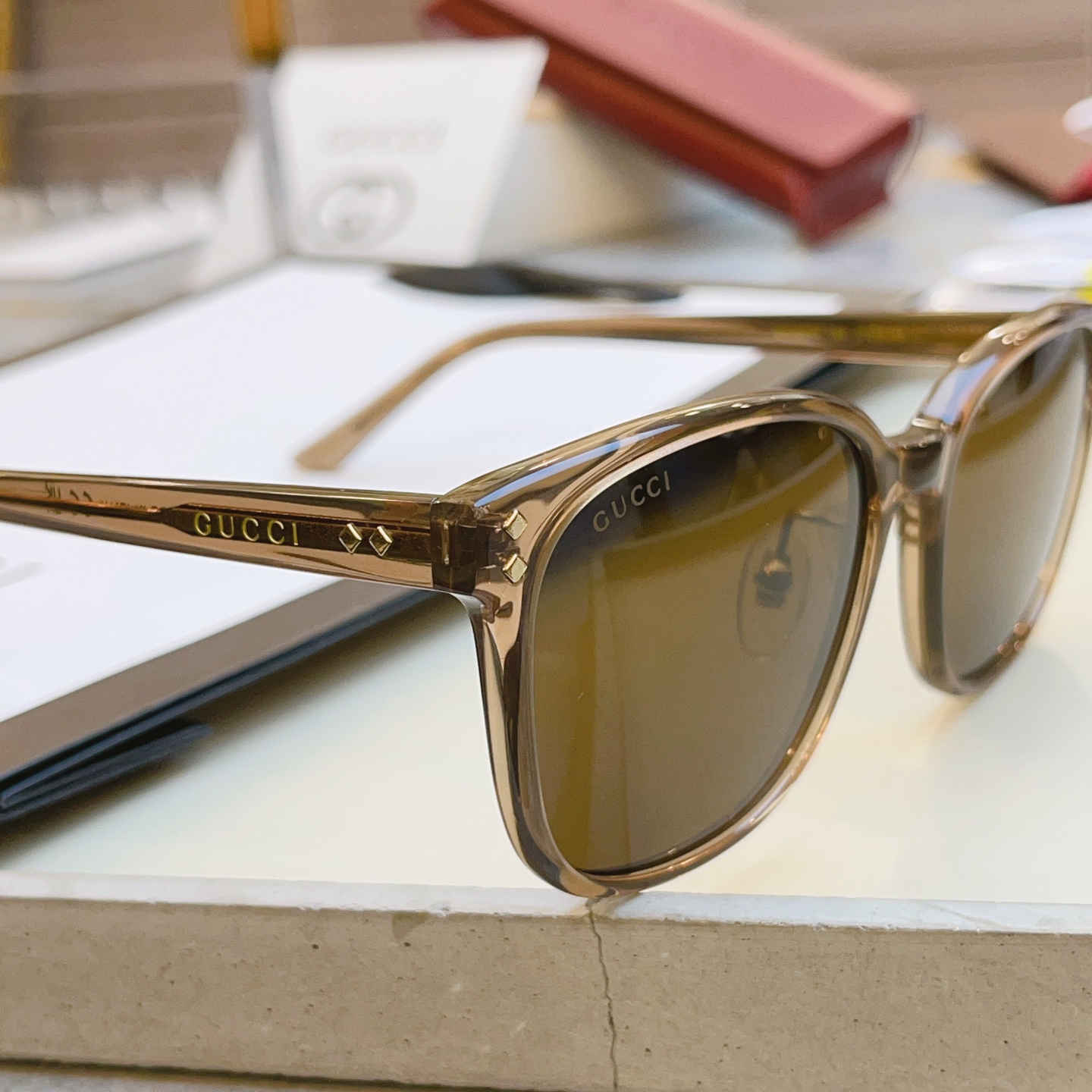 ，【GUCC*】古*驰新款眼镜架，MODEL：GG1896SK，SIZE：57口18-145