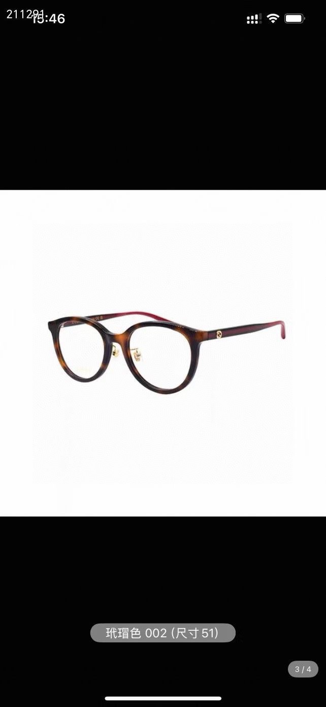 ，【GUCC*】古*驰新款眼镜架，MODEL：GG1867OK，SIZE：51口19-145 S