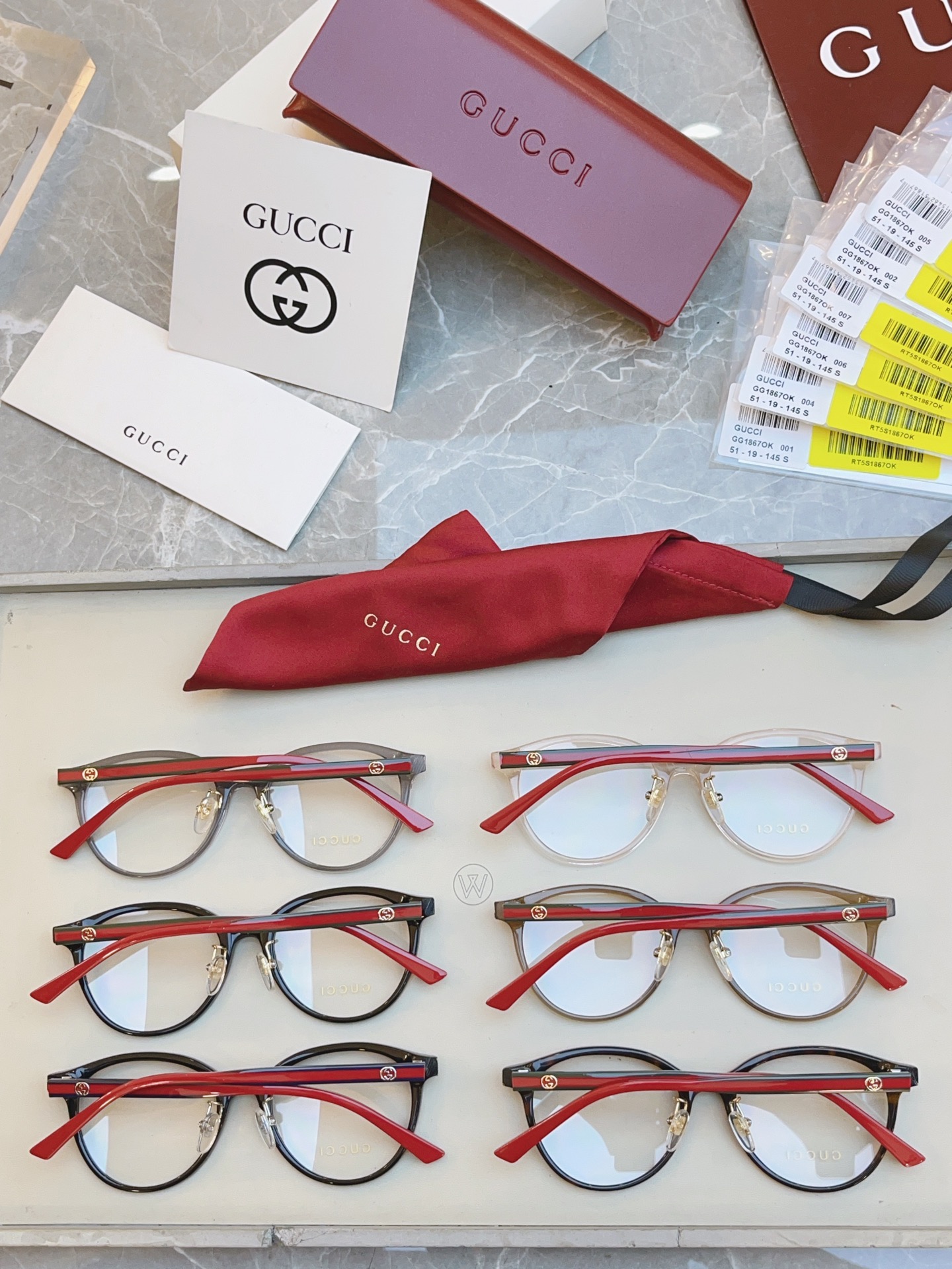 ，【GUCC*】古*驰新款眼镜架，MODEL：GG1867OK，SIZE：51口19-145 S