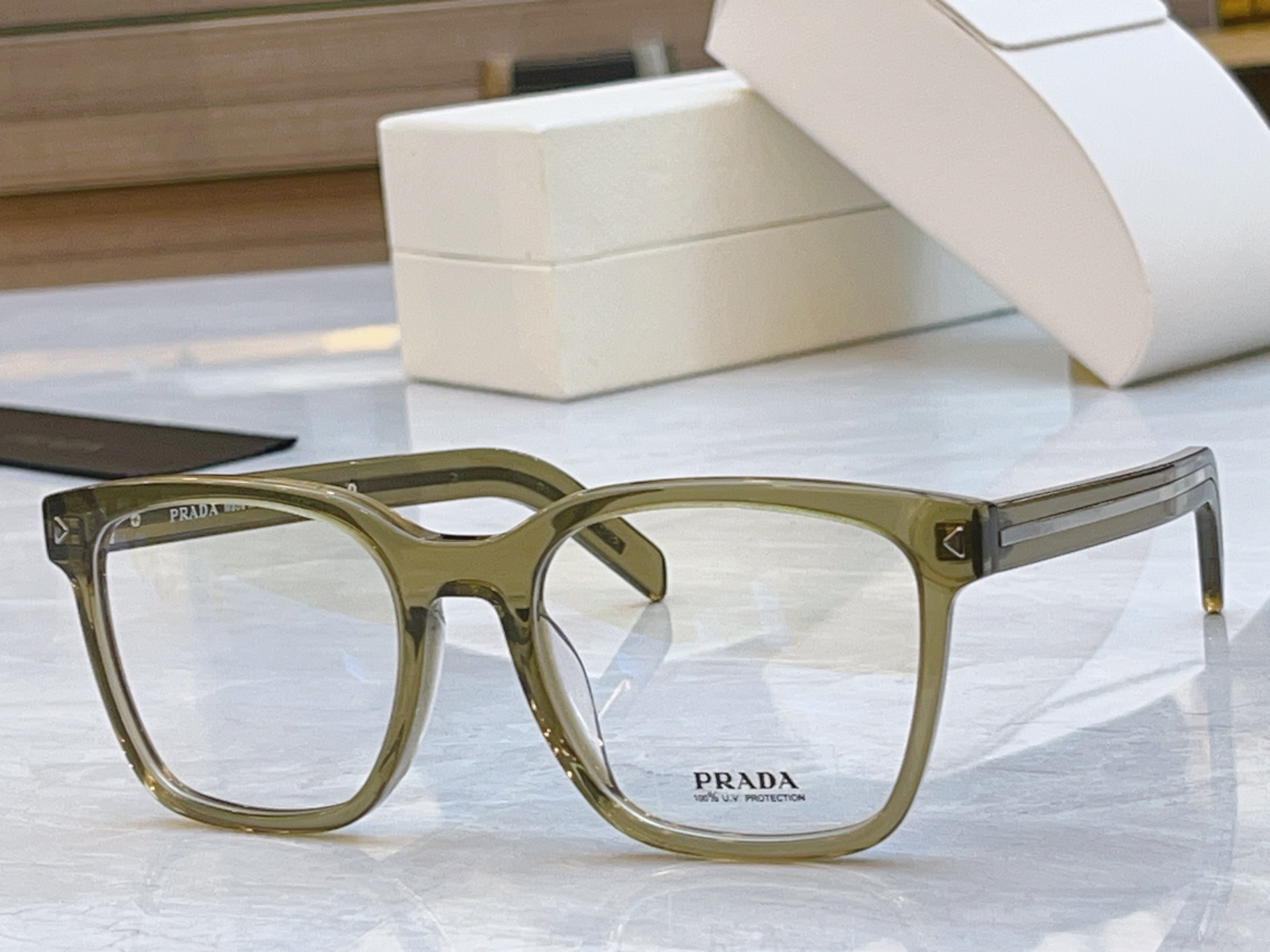 ，【PRAD*】普拉*达新款眼镜架，MODEL：VPR B11v，SIZE：54口21-150