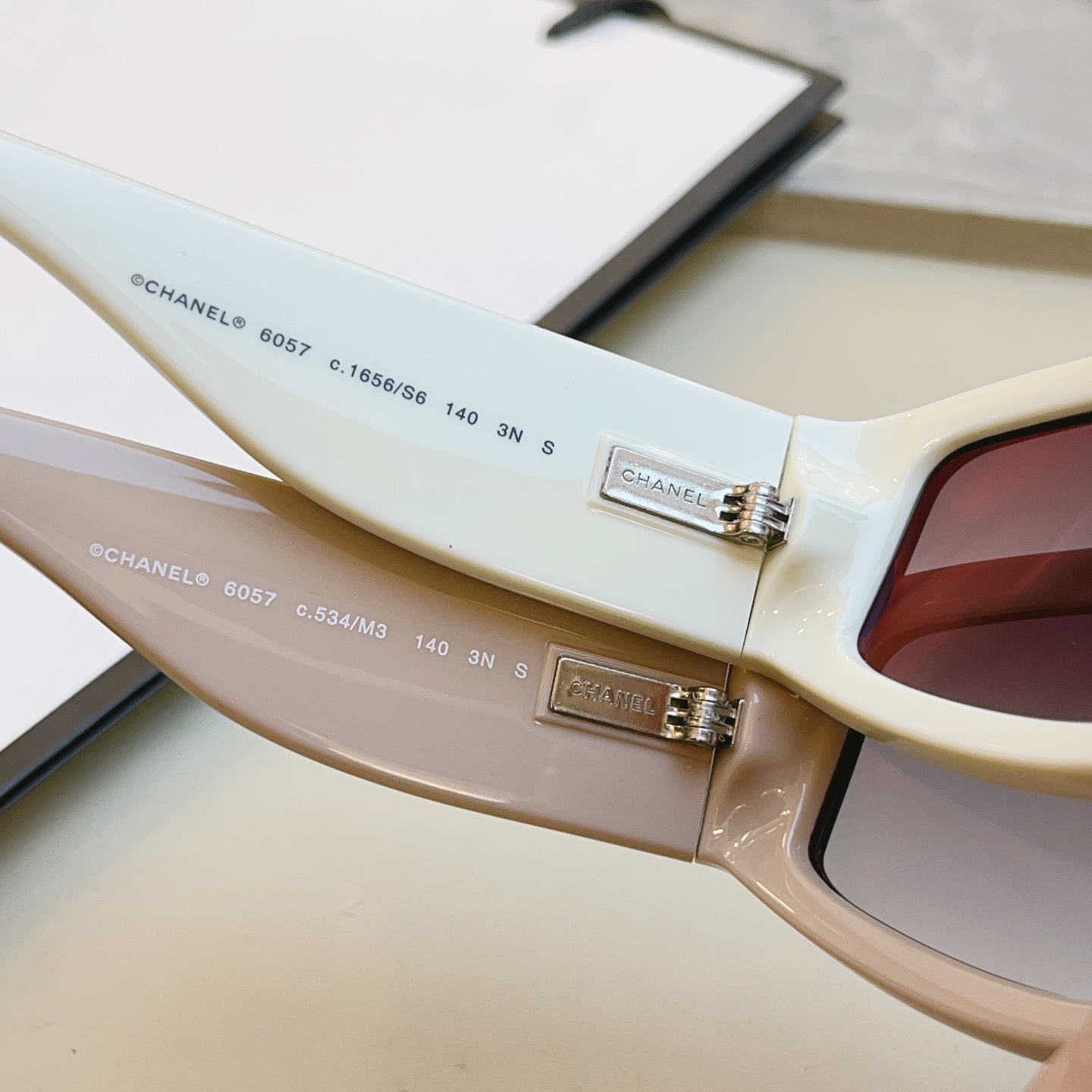 ，高质量版本，【CHANE*】香奈*儿新款太阳镜🕶️，MODEL：CH6057，SIZE：140