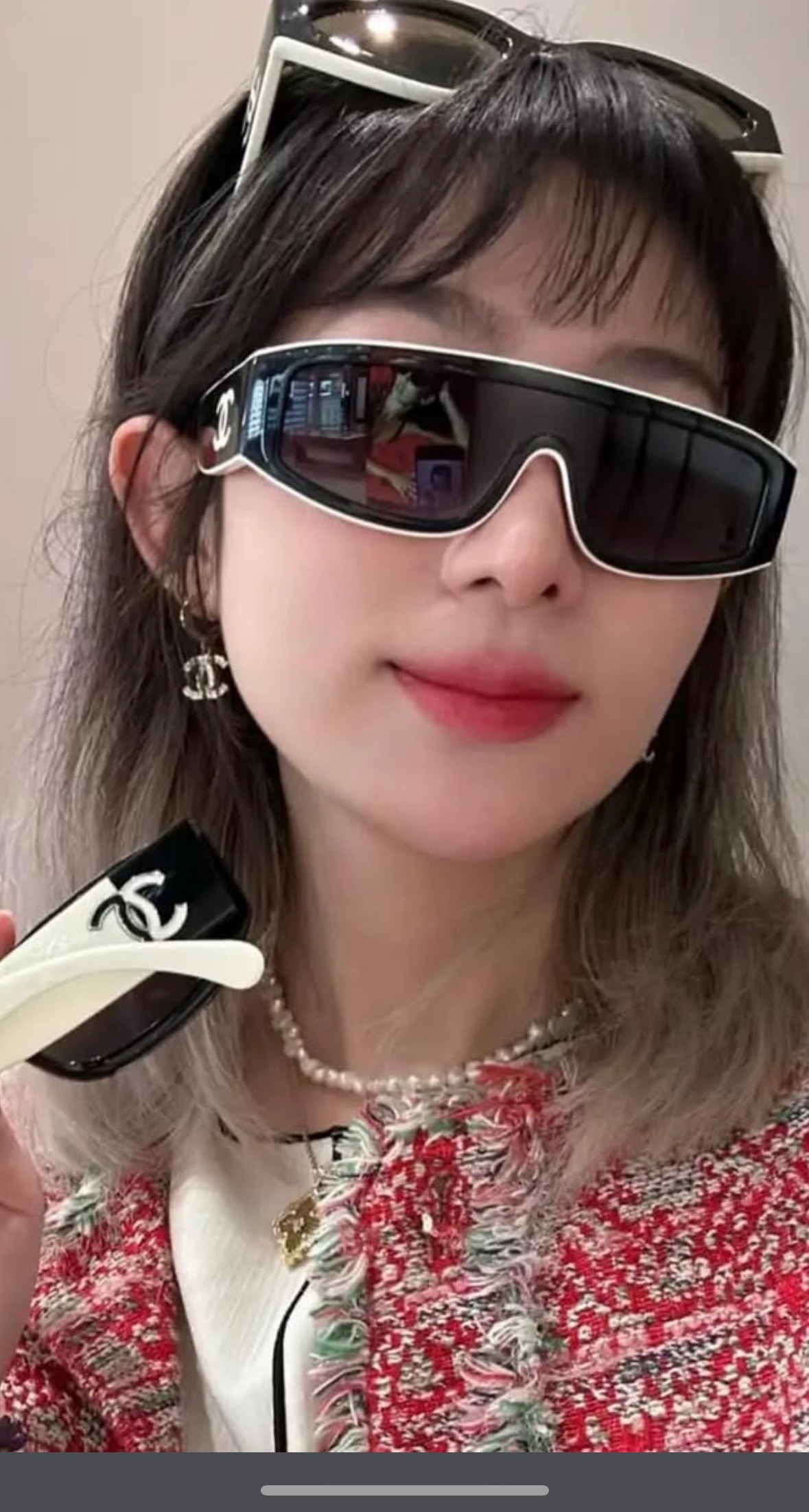 ，高质量版本，【CHANE*】香奈*儿新款太阳镜🕶️，MODEL：CH6057，SIZE：140