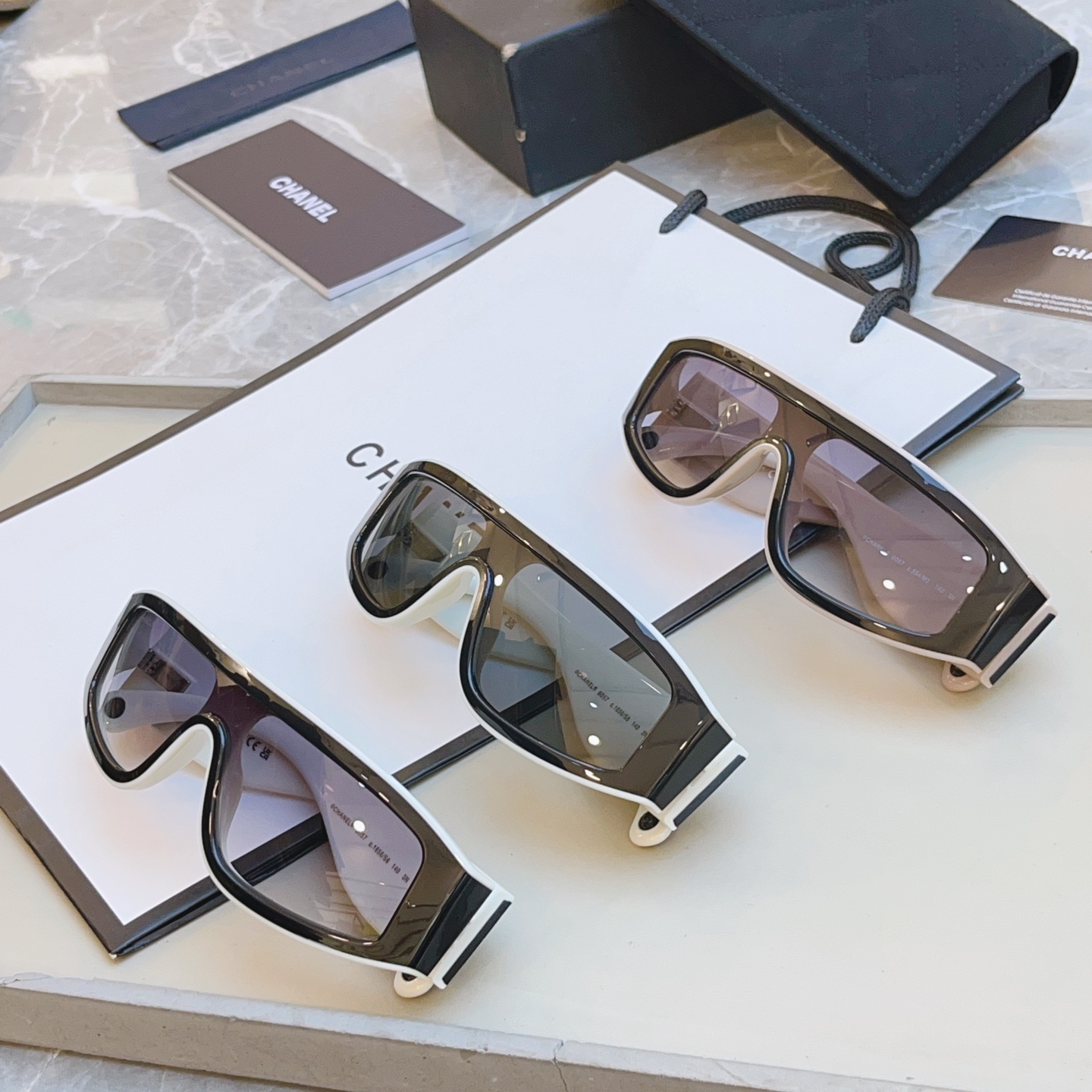 ，高质量版本，【CHANE*】香奈*儿新款太阳镜🕶️，MODEL：CH6057，SIZE：140