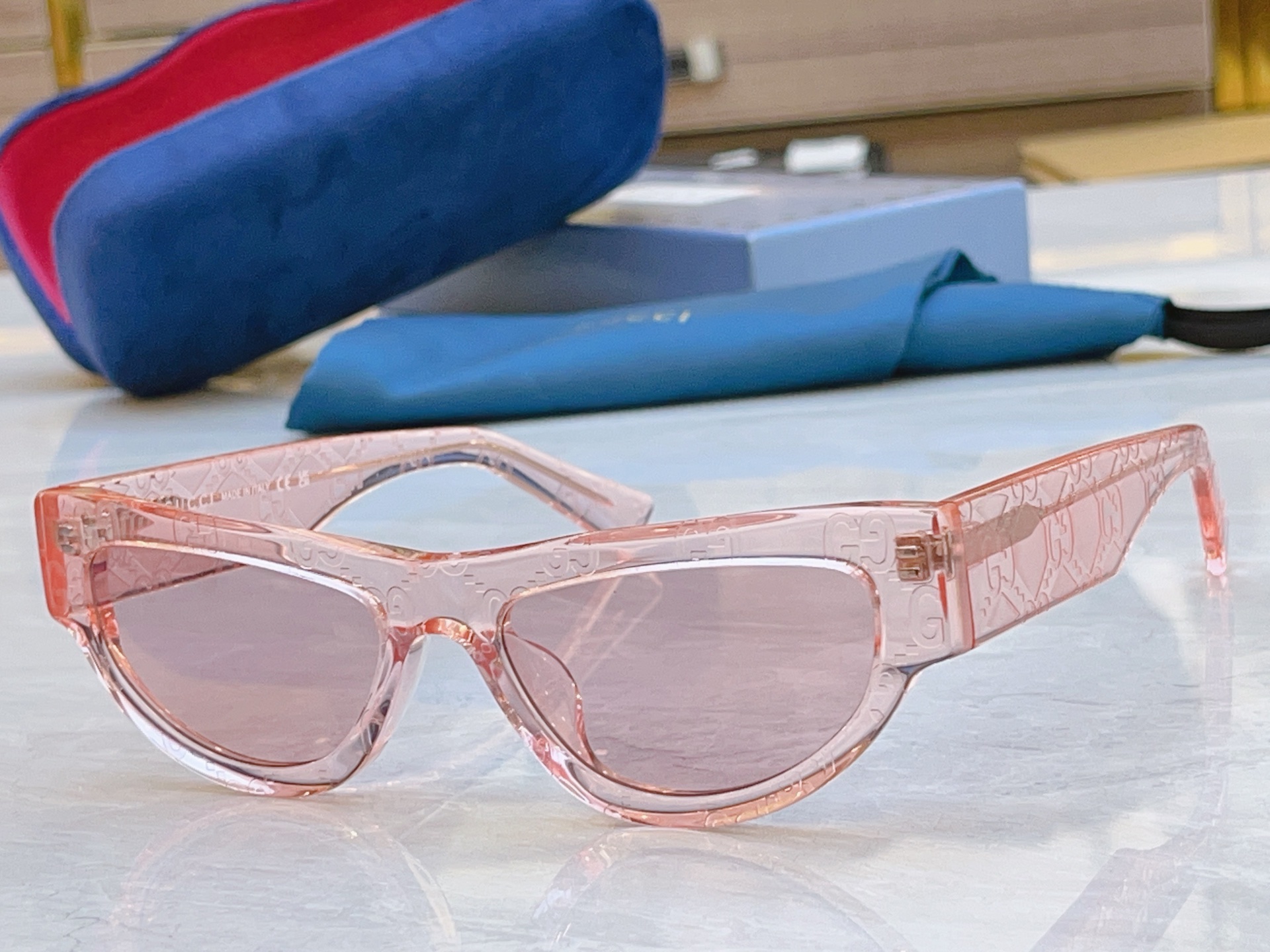 ，【GUCC*】古*驰新款眼镜架，MODEL：GG1834S，SIZE：55口18-145