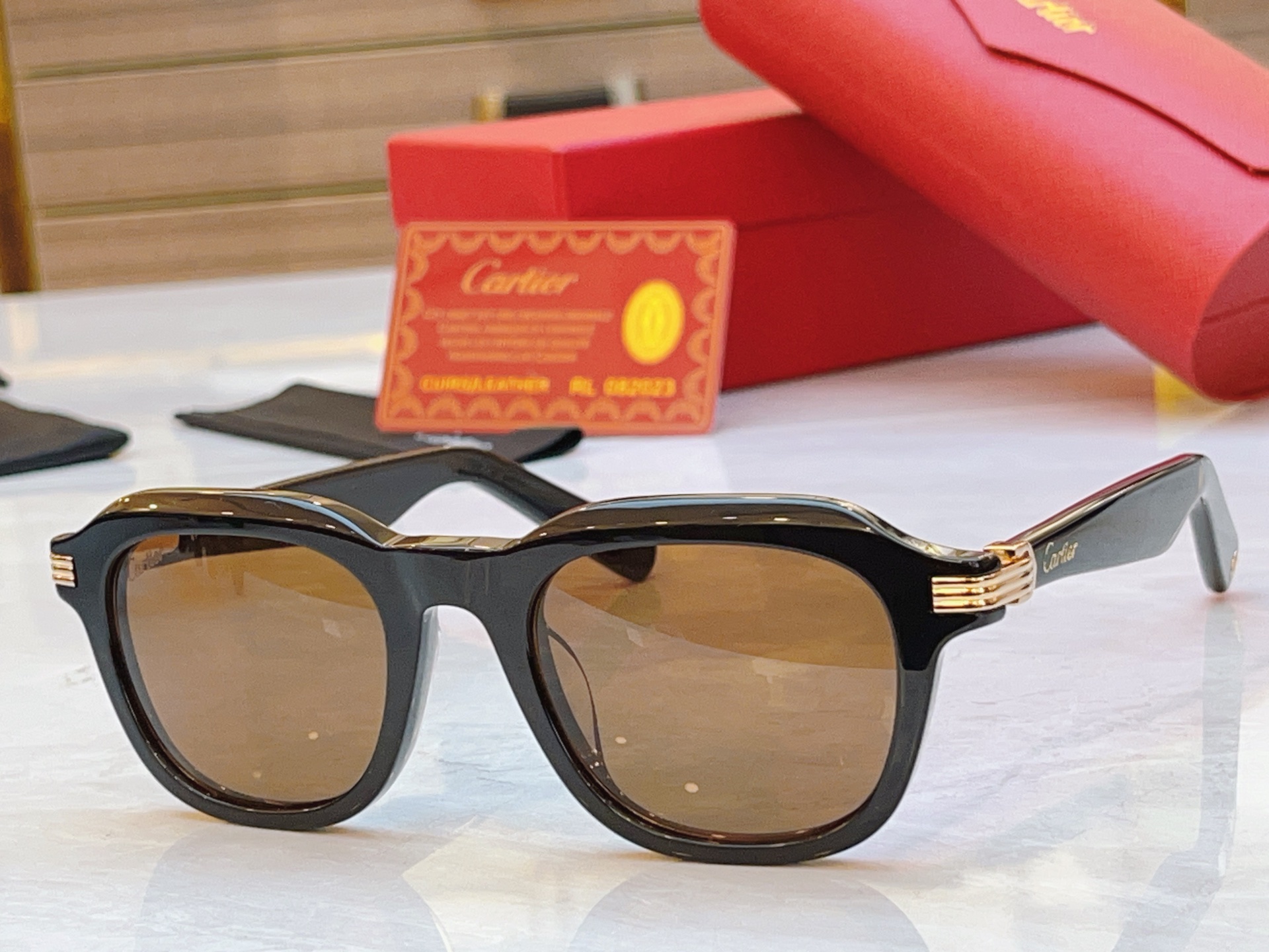 ，【CARTIE*】卡地*亚新款太阳镜，CT0536S，size48口22-145