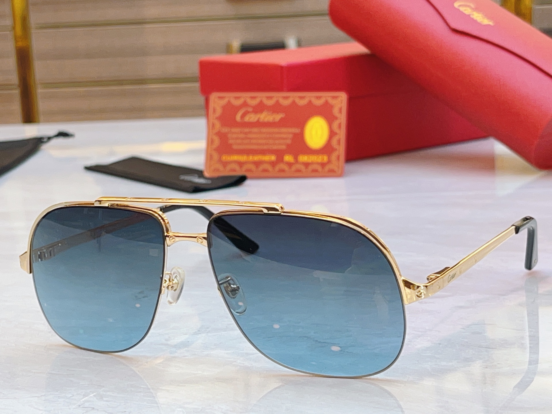 ，【CARTIE*】卡地*亚新款太阳镜，CT0353S，size64口15-145