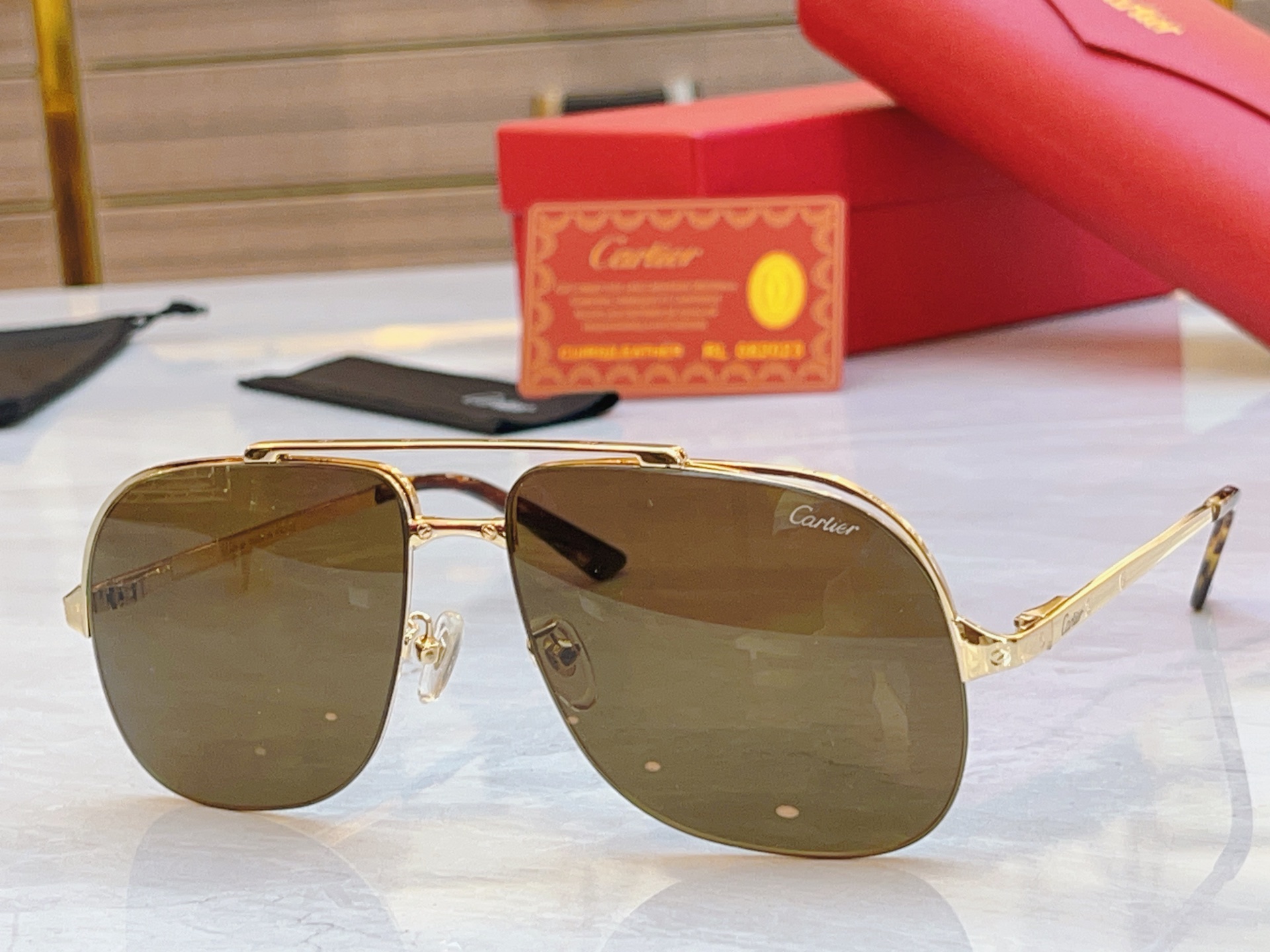 ，【CARTIE*】卡地*亚新款太阳镜，CT0353S，size64口15-145