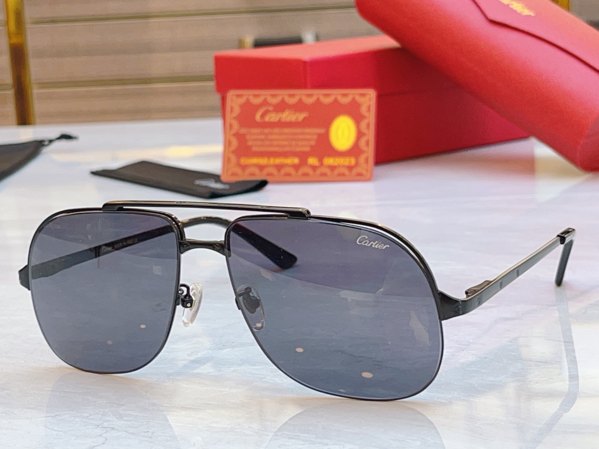 ，【CARTIE*】卡地*亚新款太阳镜，CT0353S，size64口15-145