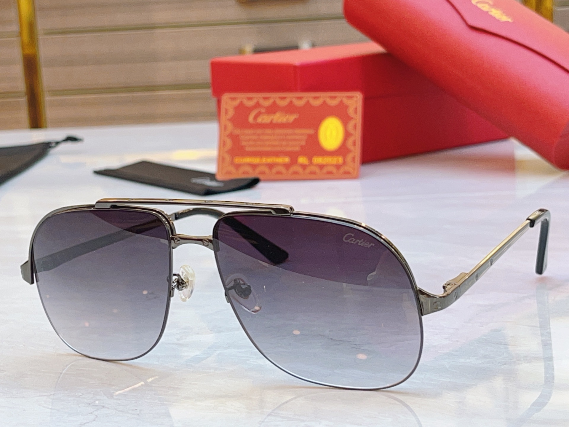 ，【CARTIE*】卡地*亚新款太阳镜，CT0353S，size64口15-145