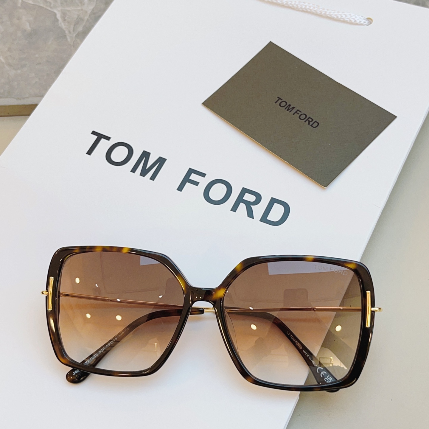 ，【TOM FOR*】汤姆*福特新款太阳镜 高版本✨，MODEL：TF1039，SIZE：59口15-140
