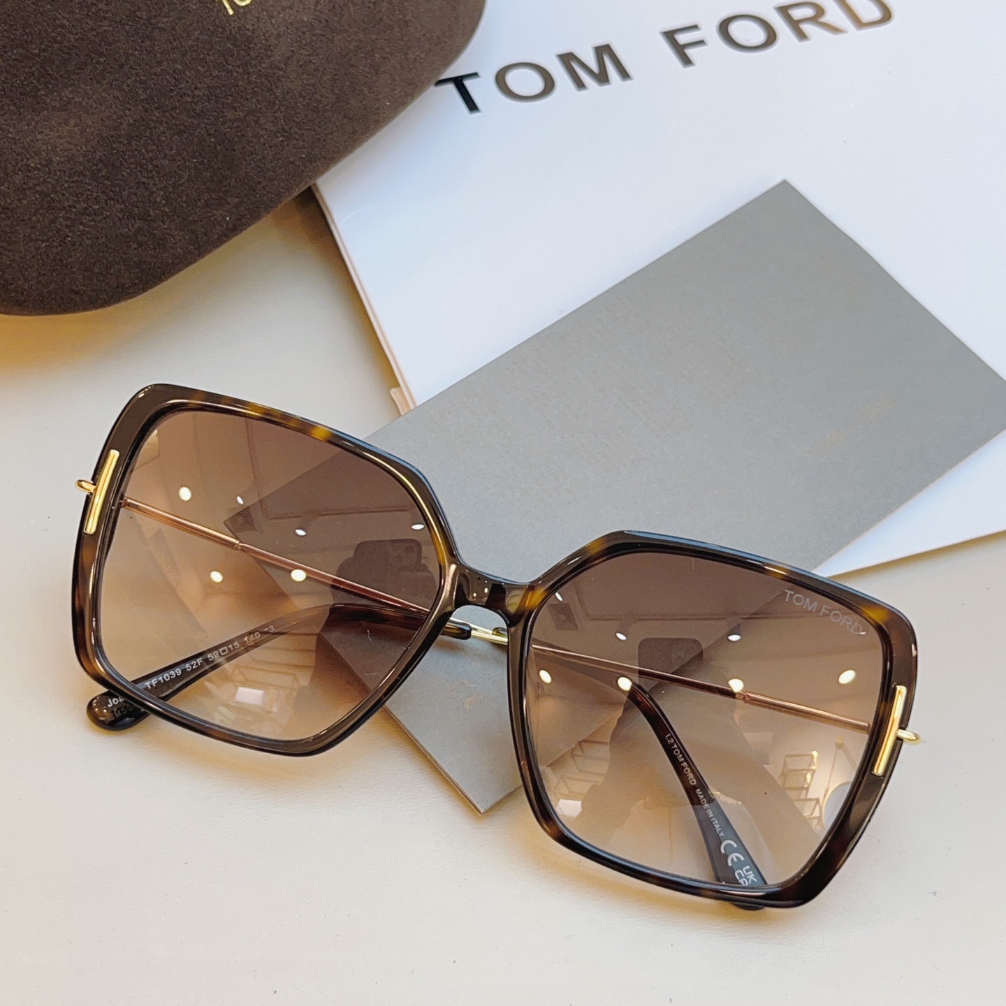 ，【TOM FOR*】汤姆*福特新款太阳镜 高版本✨，MODEL：TF1039，SIZE：59口15-140