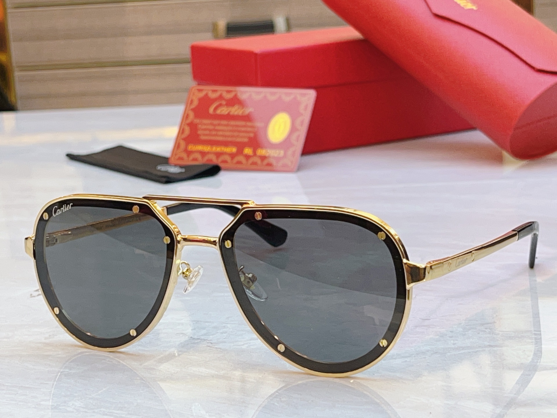 ，【CARTIE*】卡地*亚新款太阳镜，CT0195S，size60口17-145