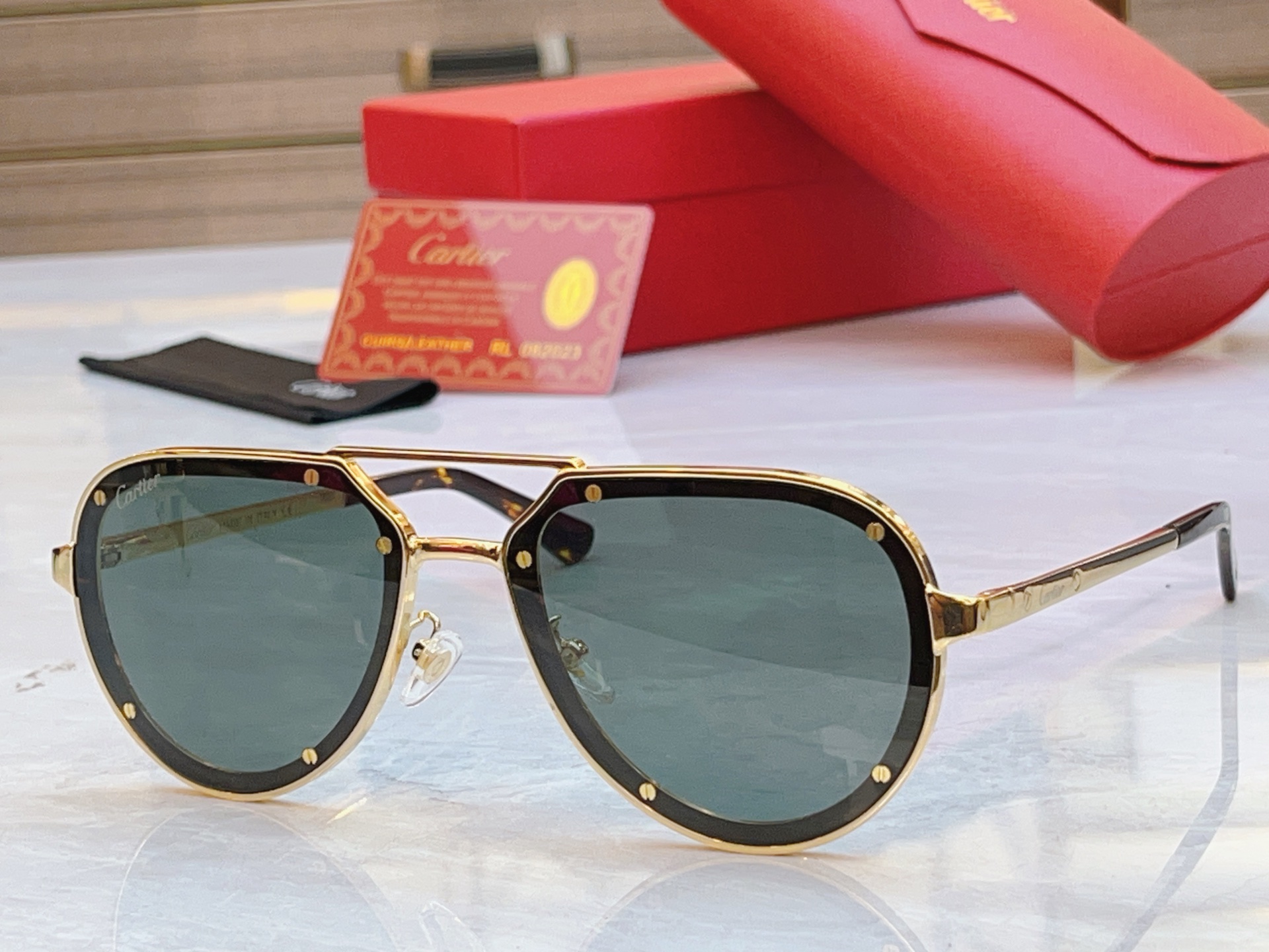 ，【CARTIE*】卡地*亚新款太阳镜，CT0195S，size60口17-145