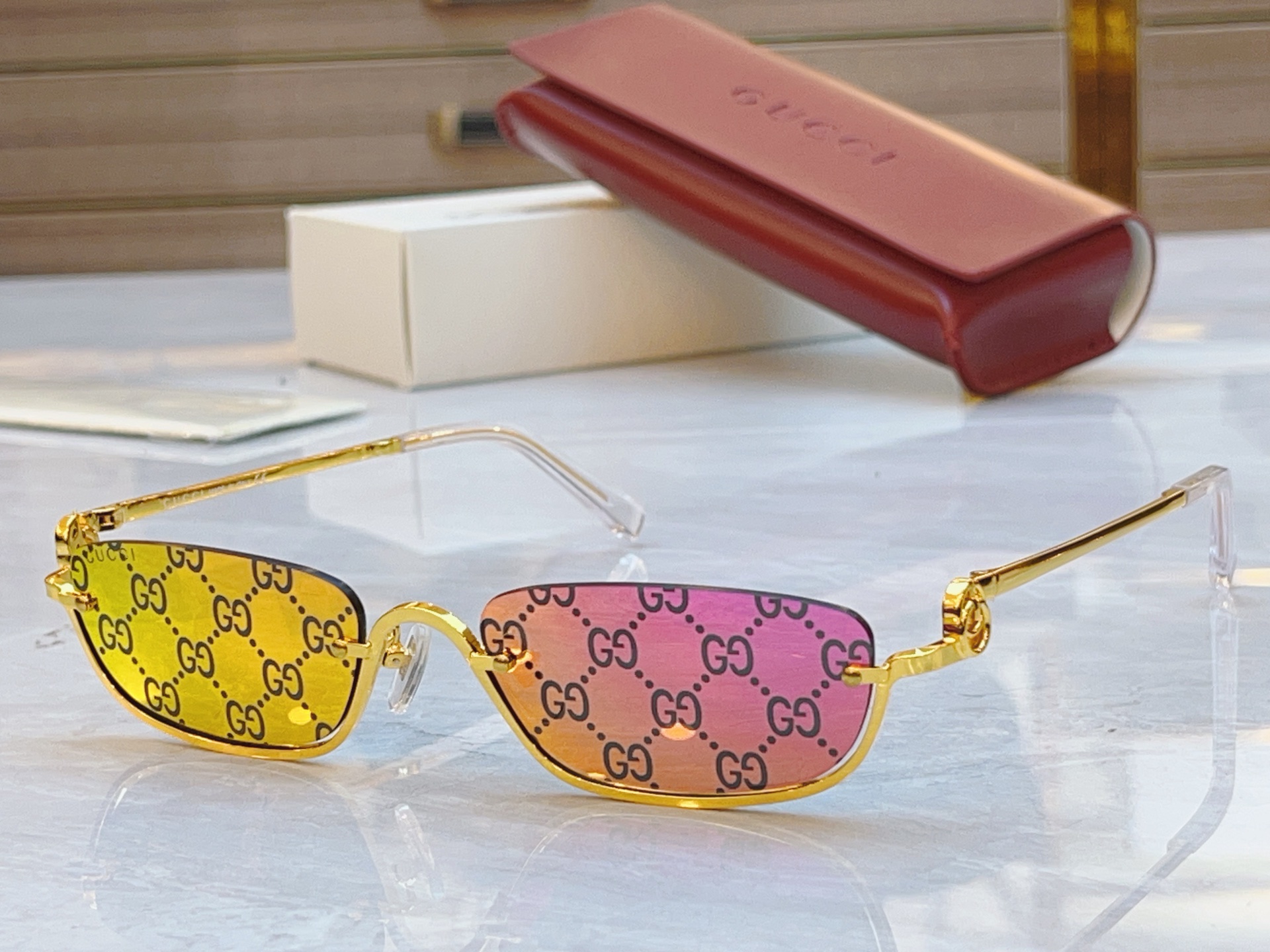 ，【GUCC*】古*驰新款眼镜架，MODEL：GG1287S，SIZE：54口14-142