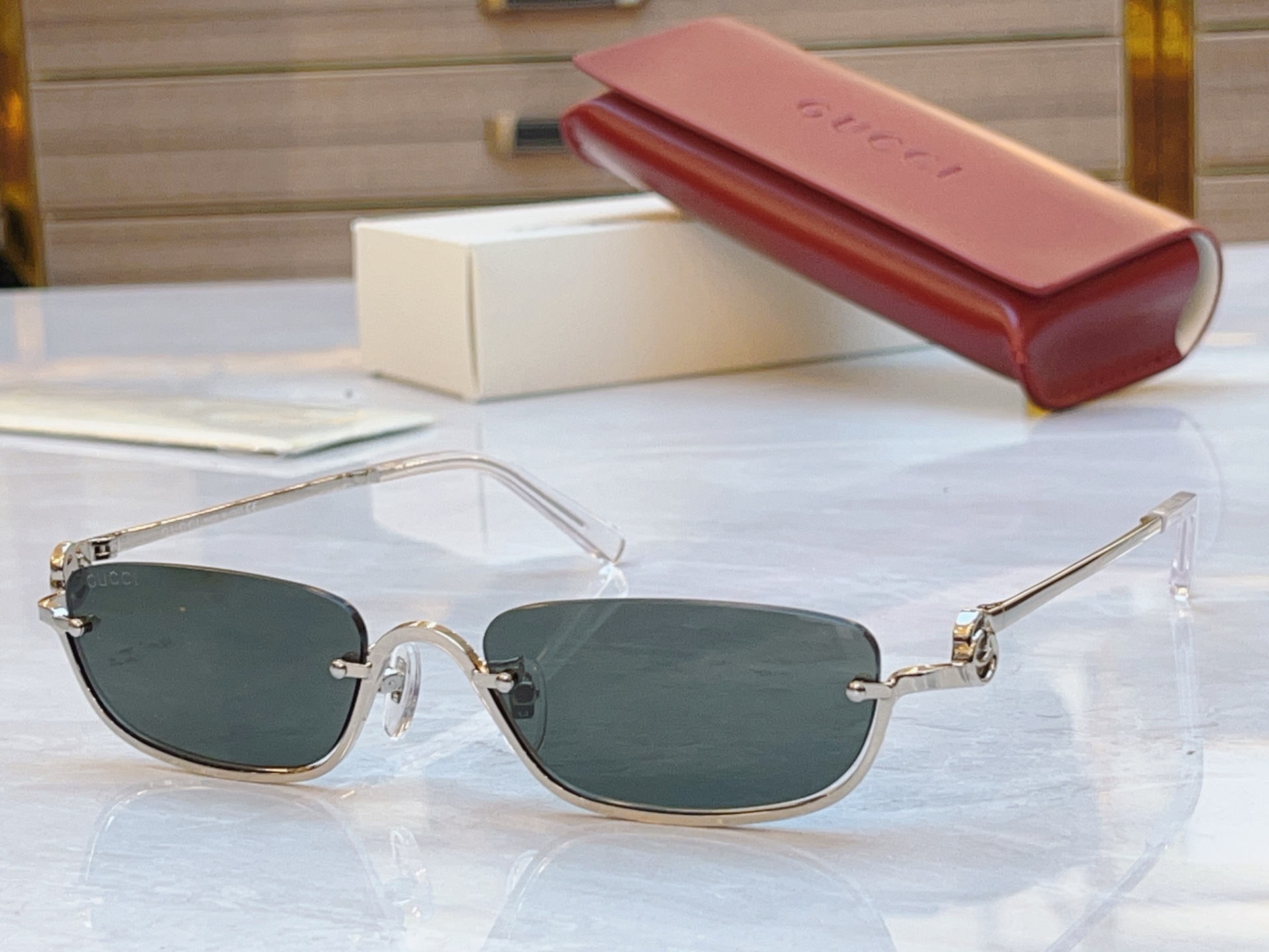 ，【GUCC*】古*驰新款眼镜架，MODEL：GG1287S，SIZE：54口14-142