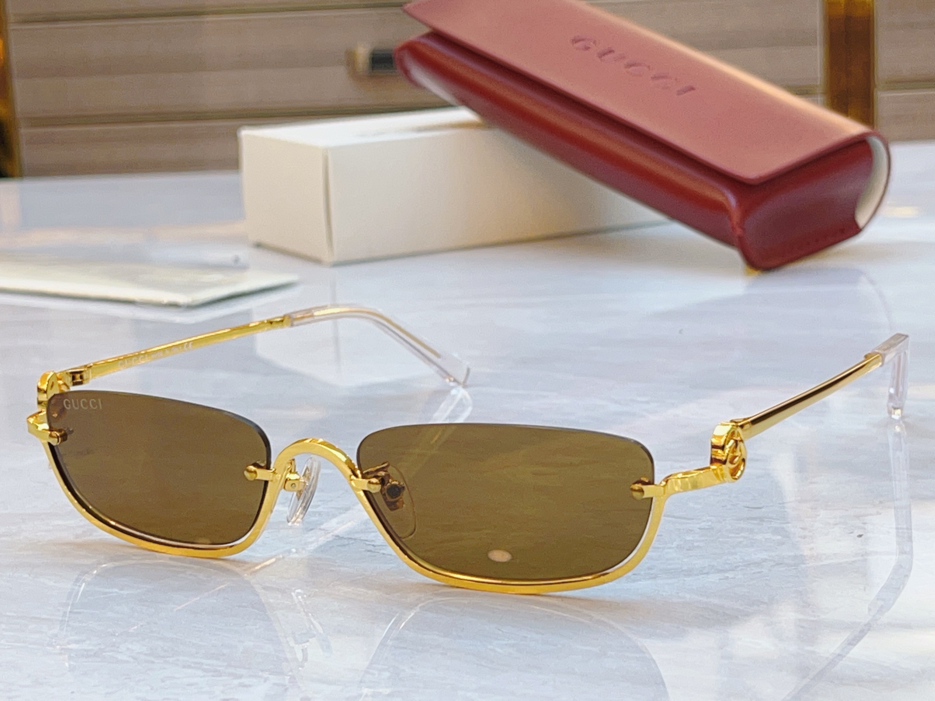 ，【GUCC*】古*驰新款眼镜架，MODEL：GG1287S，SIZE：54口14-142