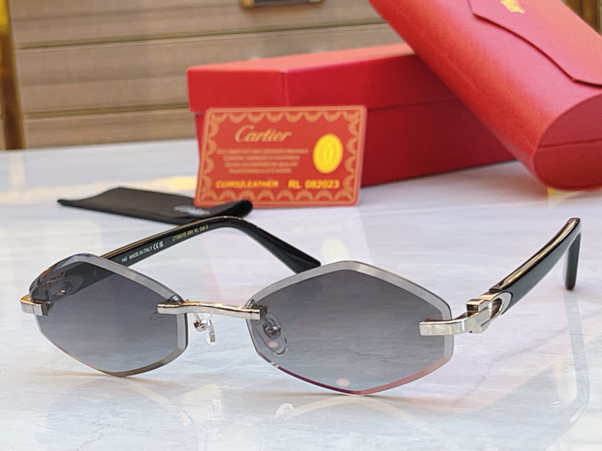 ，【CARTIE*】卡地*亚新款太阳镜，CT0901S，size59口21-145