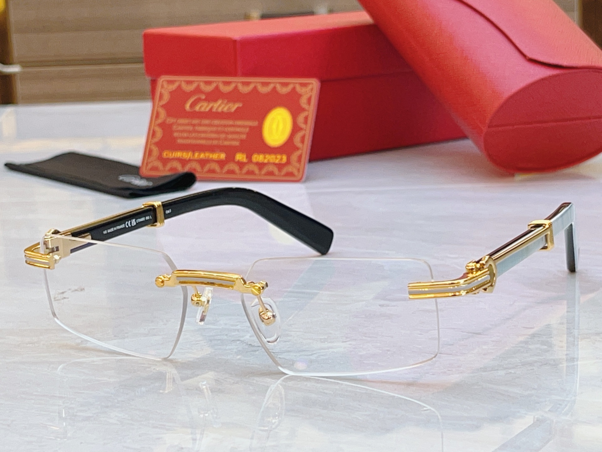 ，【CARTIE*】卡地*亚新款太阳镜，CT0485O，size55口18-145