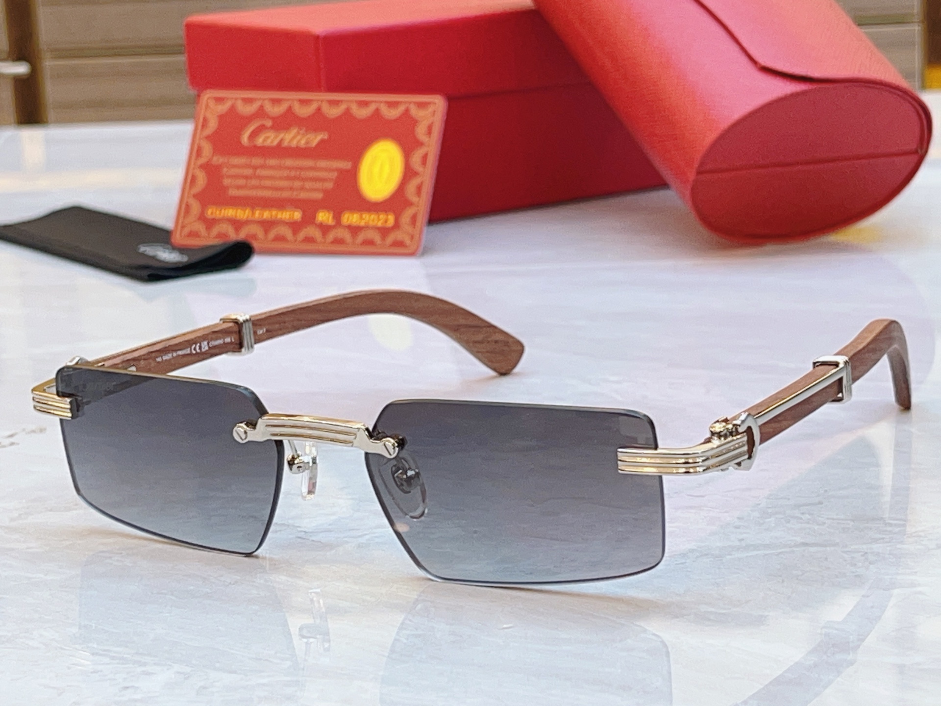 ，【CARTIE*】卡地*亚新款太阳镜，CT0485O，size55口18-145