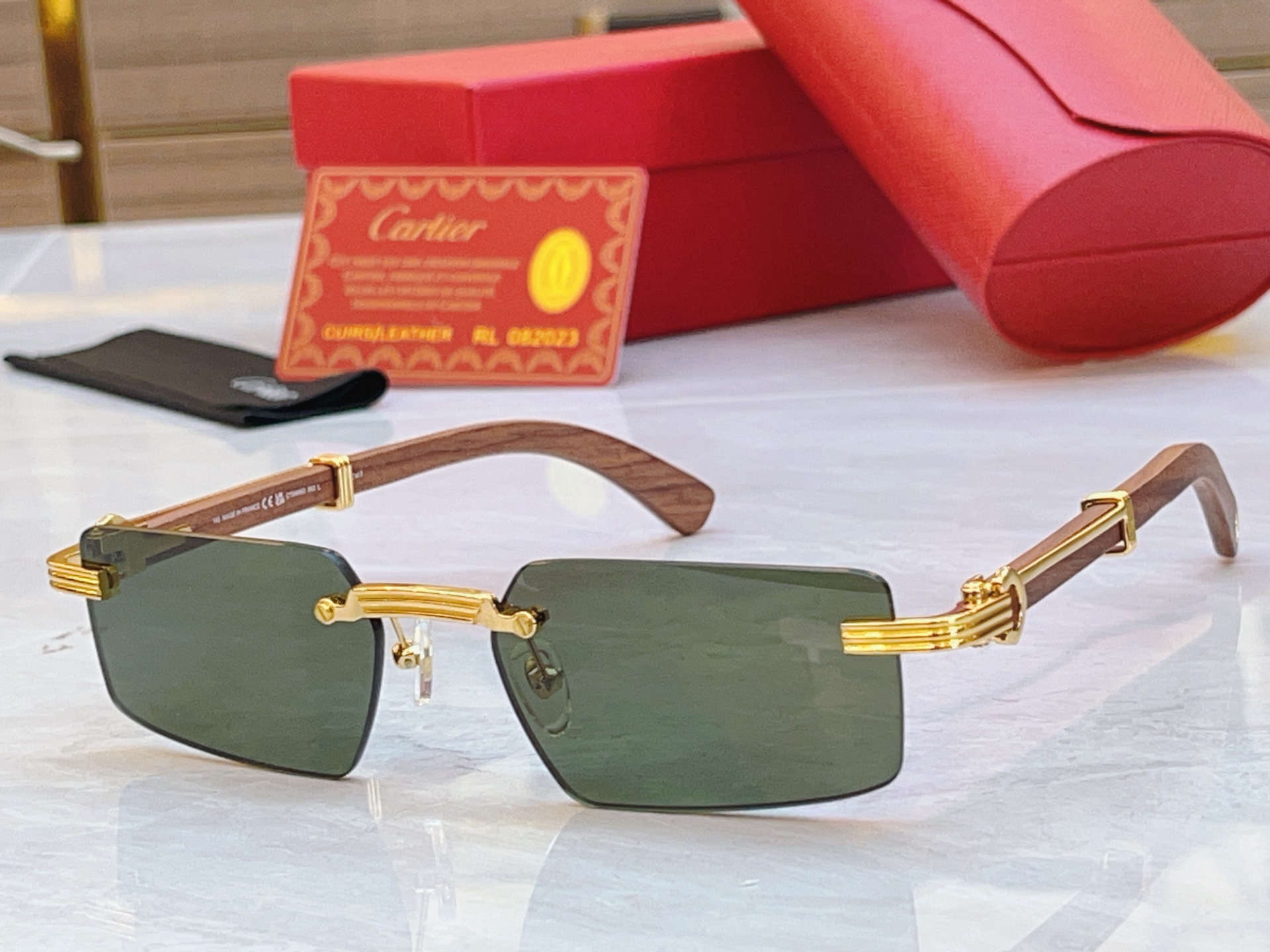 ，【CARTIE*】卡地*亚新款太阳镜，CT0485O，size55口18-145