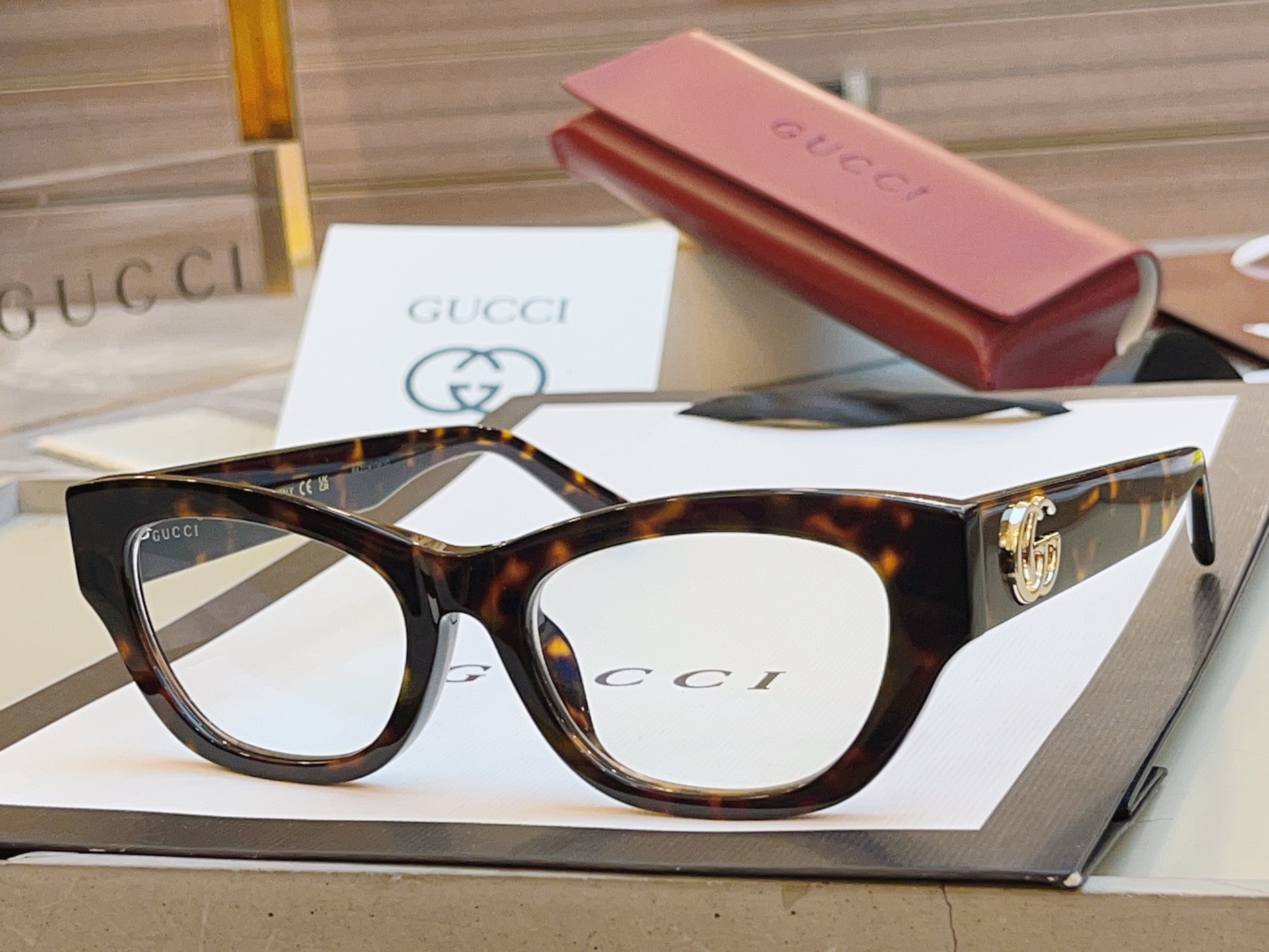 ，【GUCC*】古*驰新款眼镜架，MODEL：GG1954SA，SIZE：53口20-145