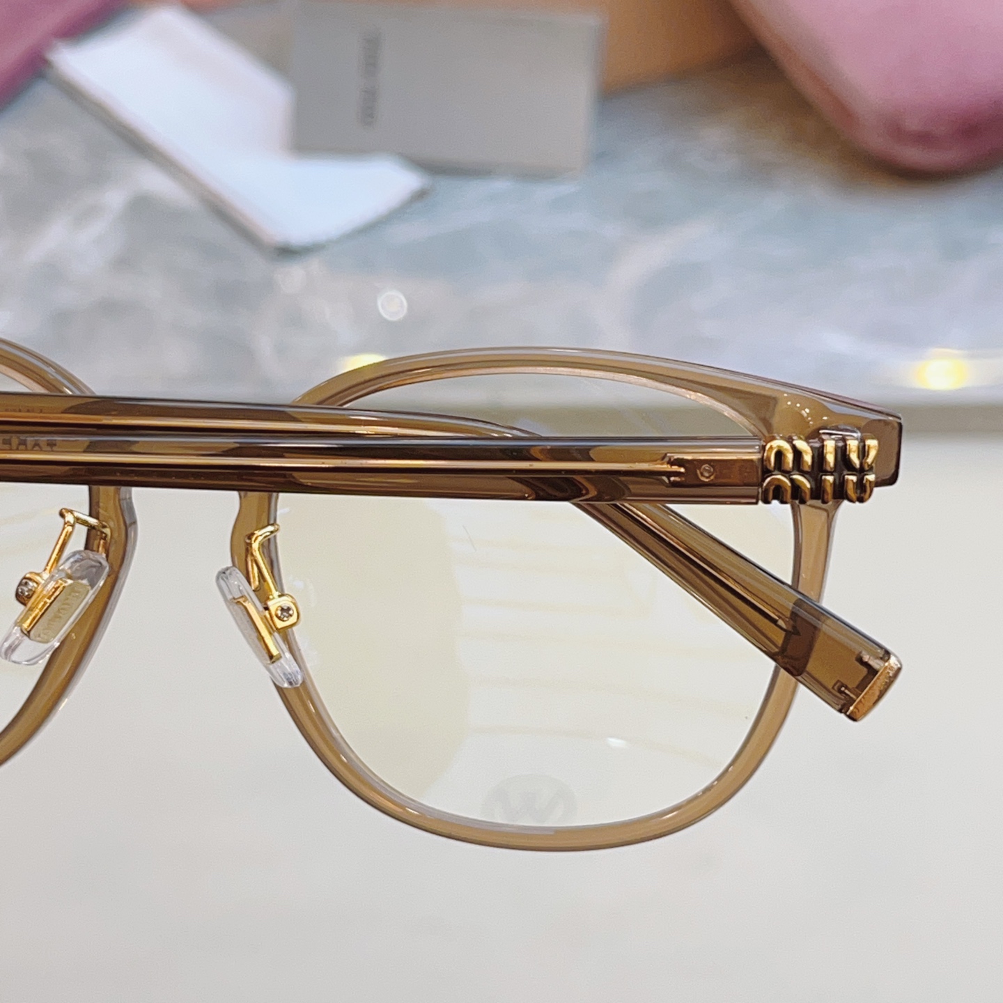 ，【MIUMI*】缪*缪新款眼镜架，Mod VMU 07W-5，SIZE53口17-140