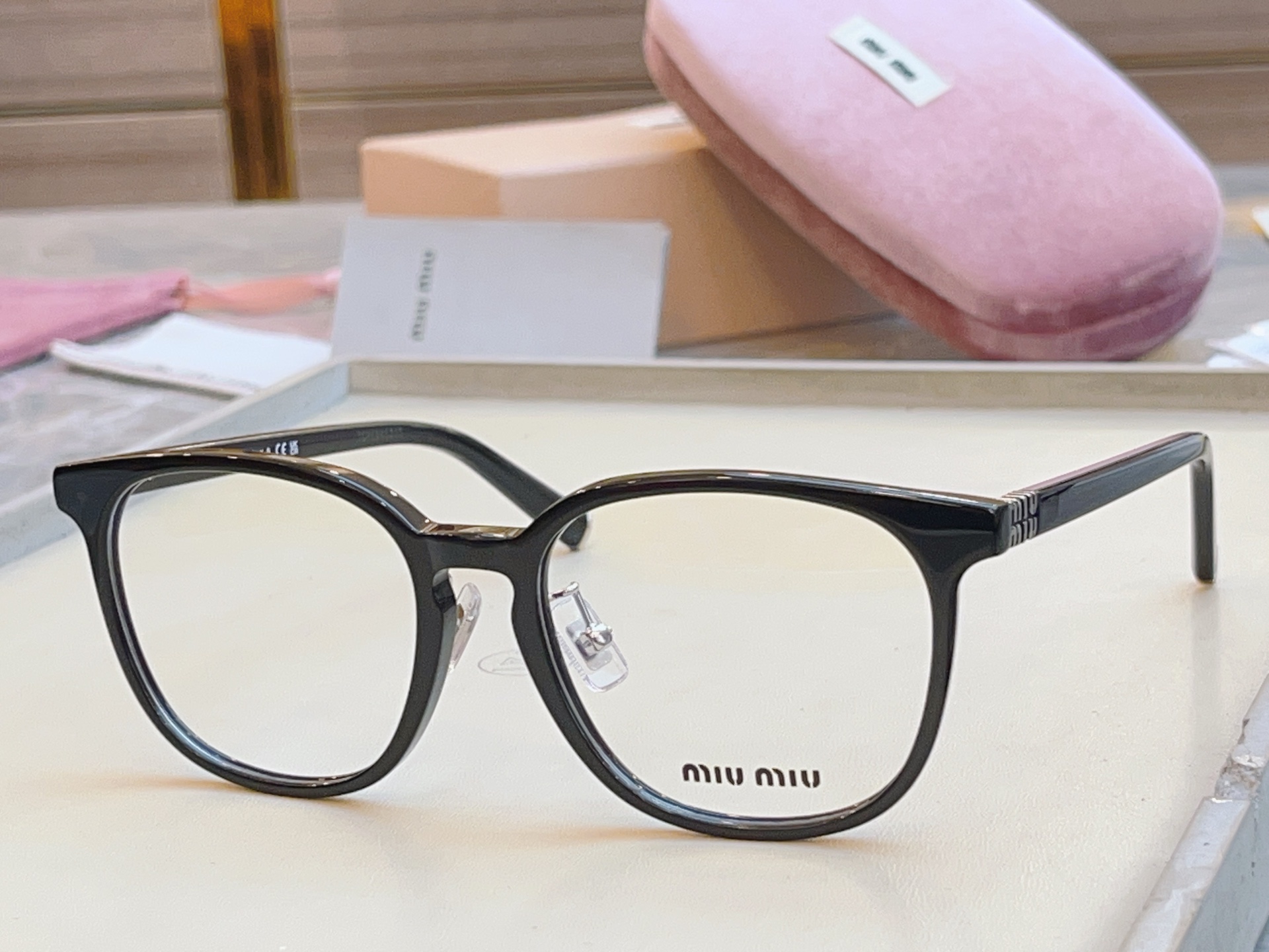 ，【MIUMI*】缪*缪新款眼镜架，Mod VMU 07W-5，SIZE53口17-140
