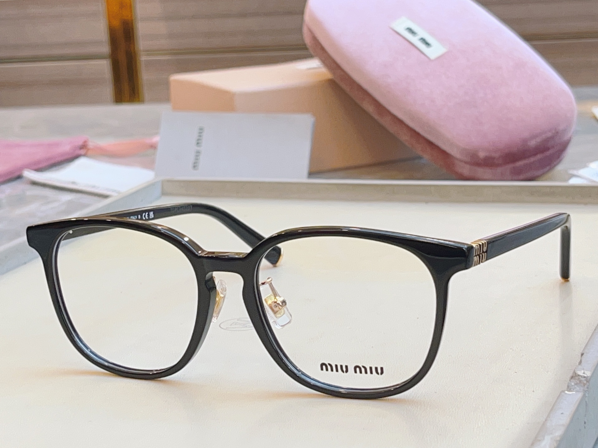，【MIUMI*】缪*缪新款眼镜架，Mod VMU 07W-5，SIZE53口17-140