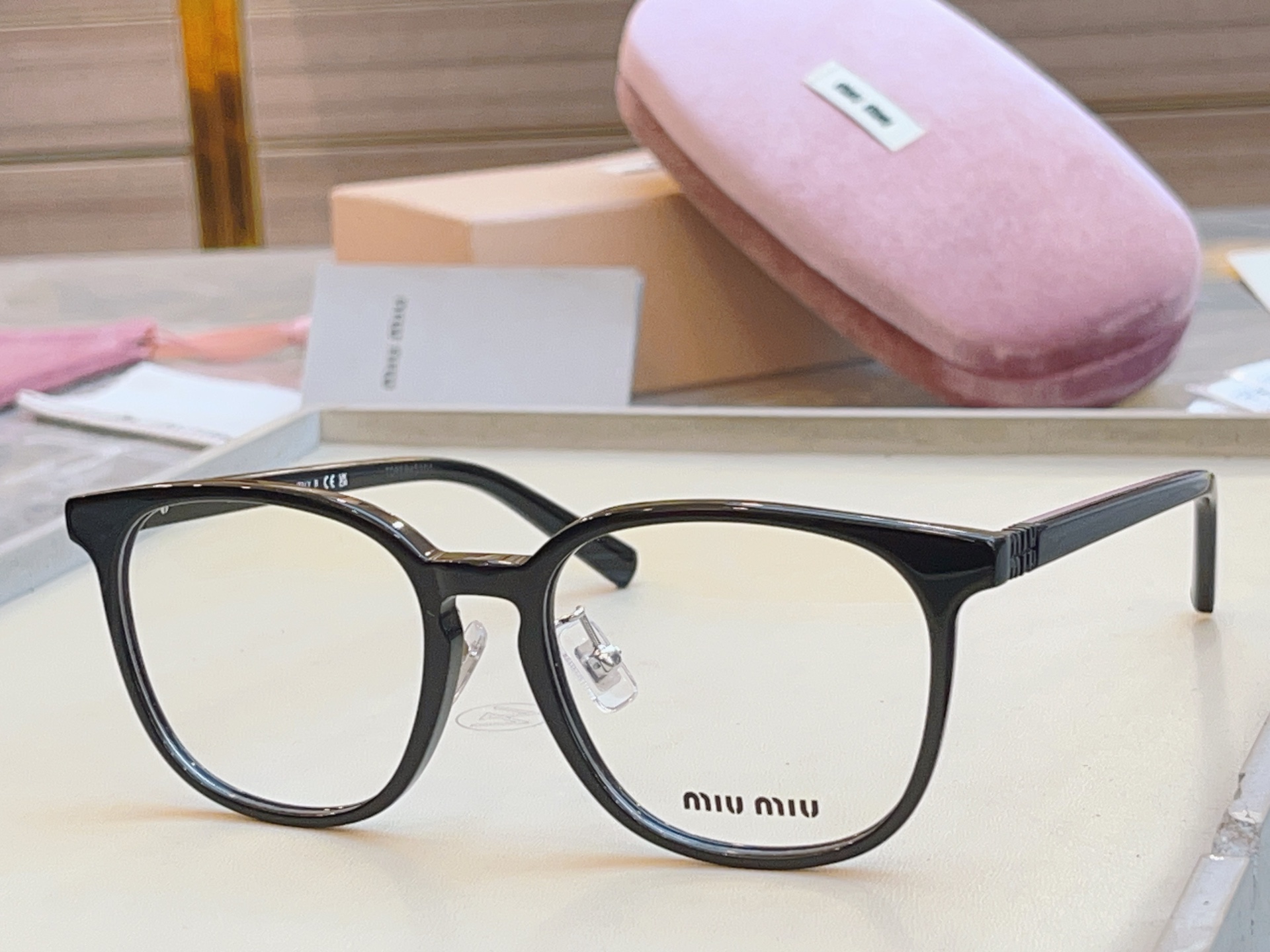 ，【MIUMI*】缪*缪新款眼镜架，Mod VMU 07W-5，SIZE53口17-140