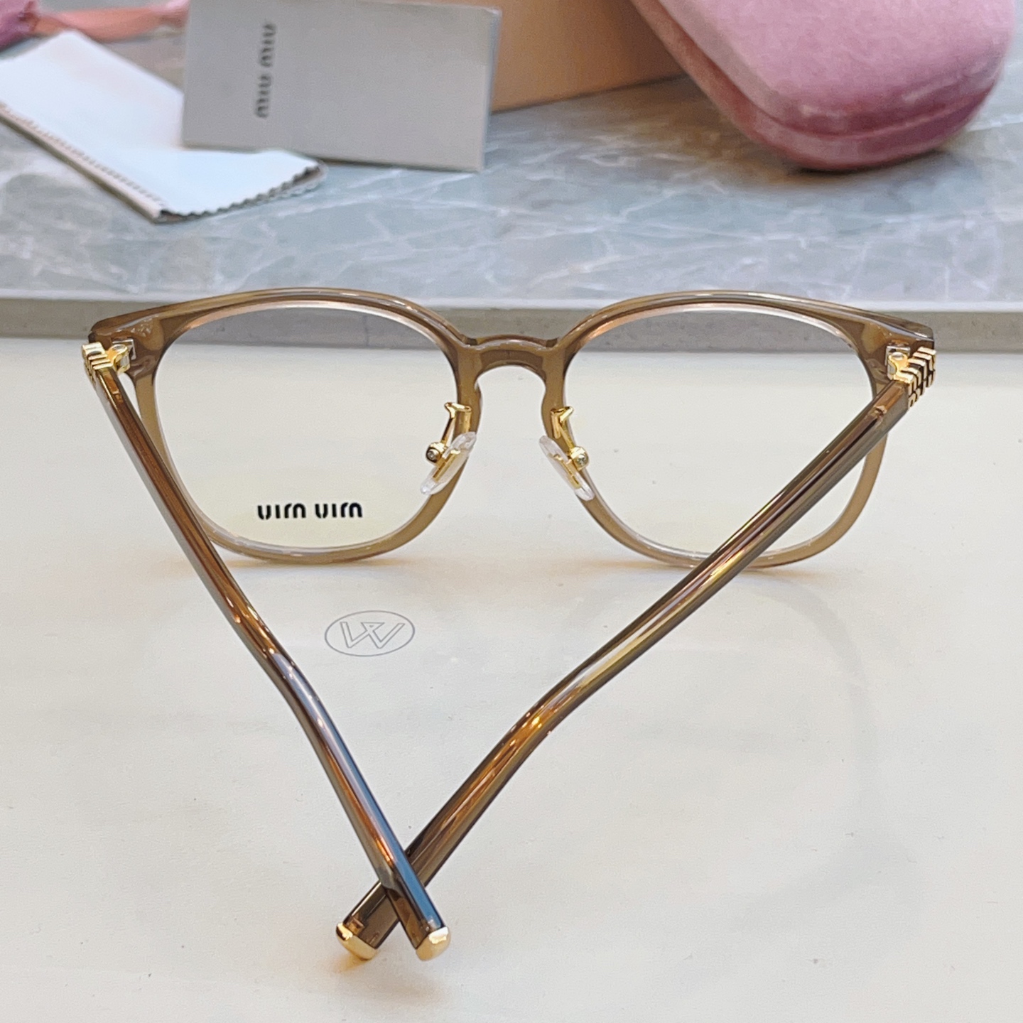 ，【MIUMI*】缪*缪新款眼镜架，Mod VMU 07W-5，SIZE53口17-140