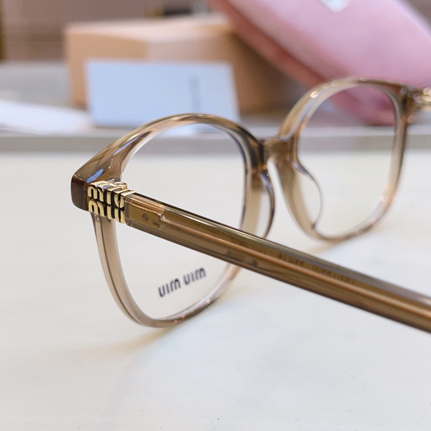 ，【MIUMI*】缪*缪新款眼镜架，Mod VMU 03W，SIZE53口17-140