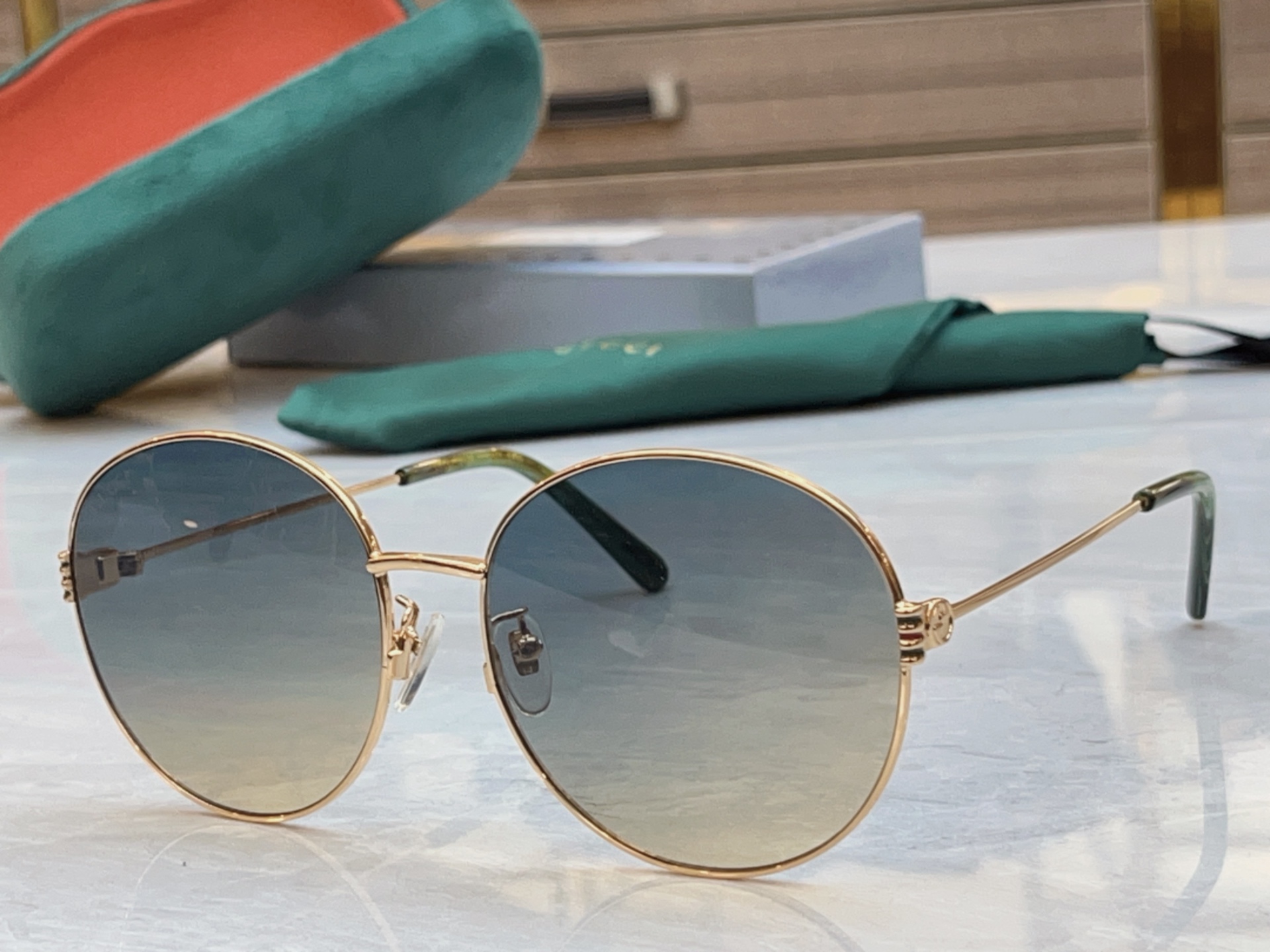 ，【GUCC*】古*驰新款太阳镜，GG1280，SIZE:53口22-145