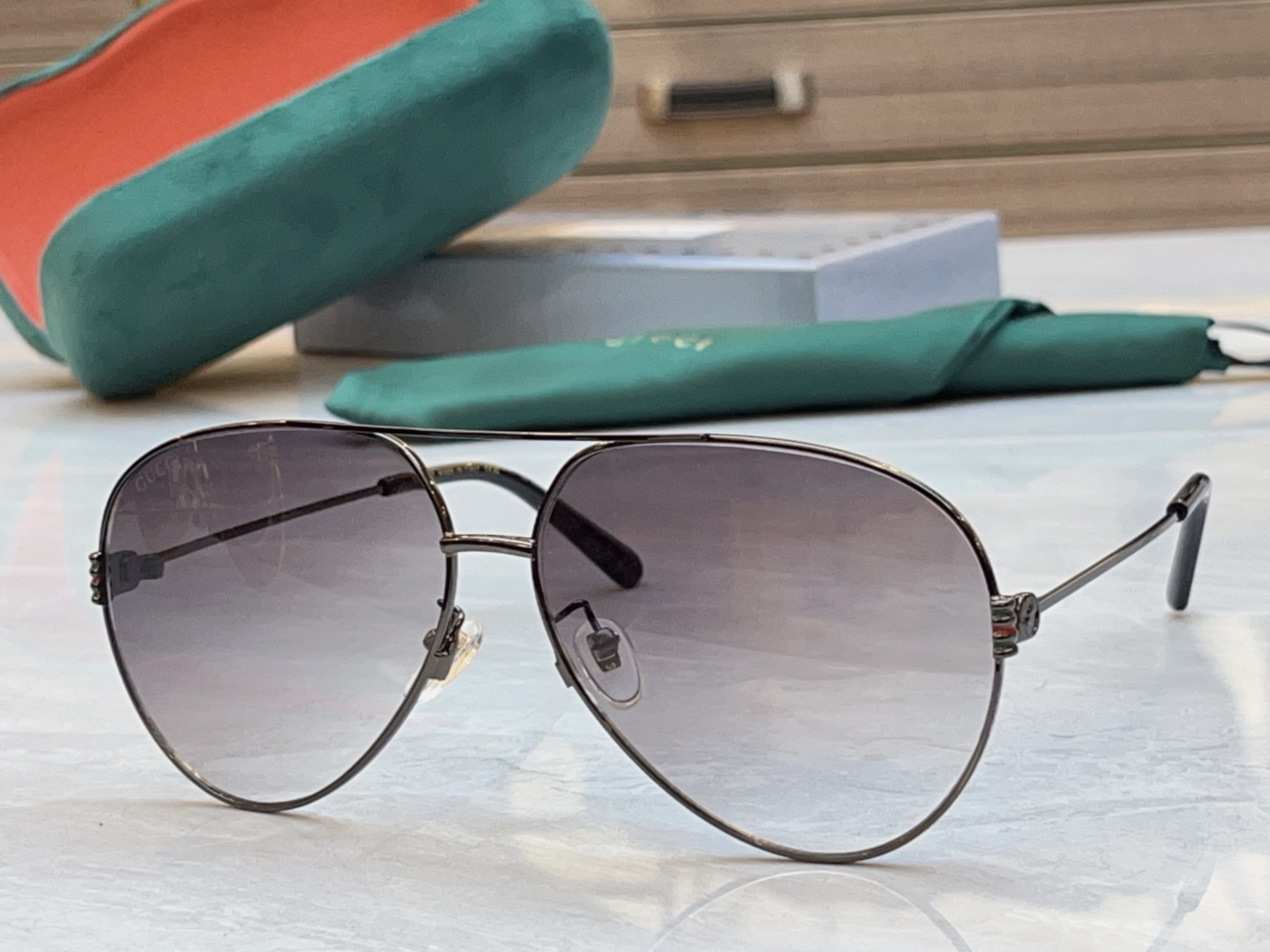 ，【GUCC*】古*驰新款太阳镜，GG1281，SIZE:62口17-145