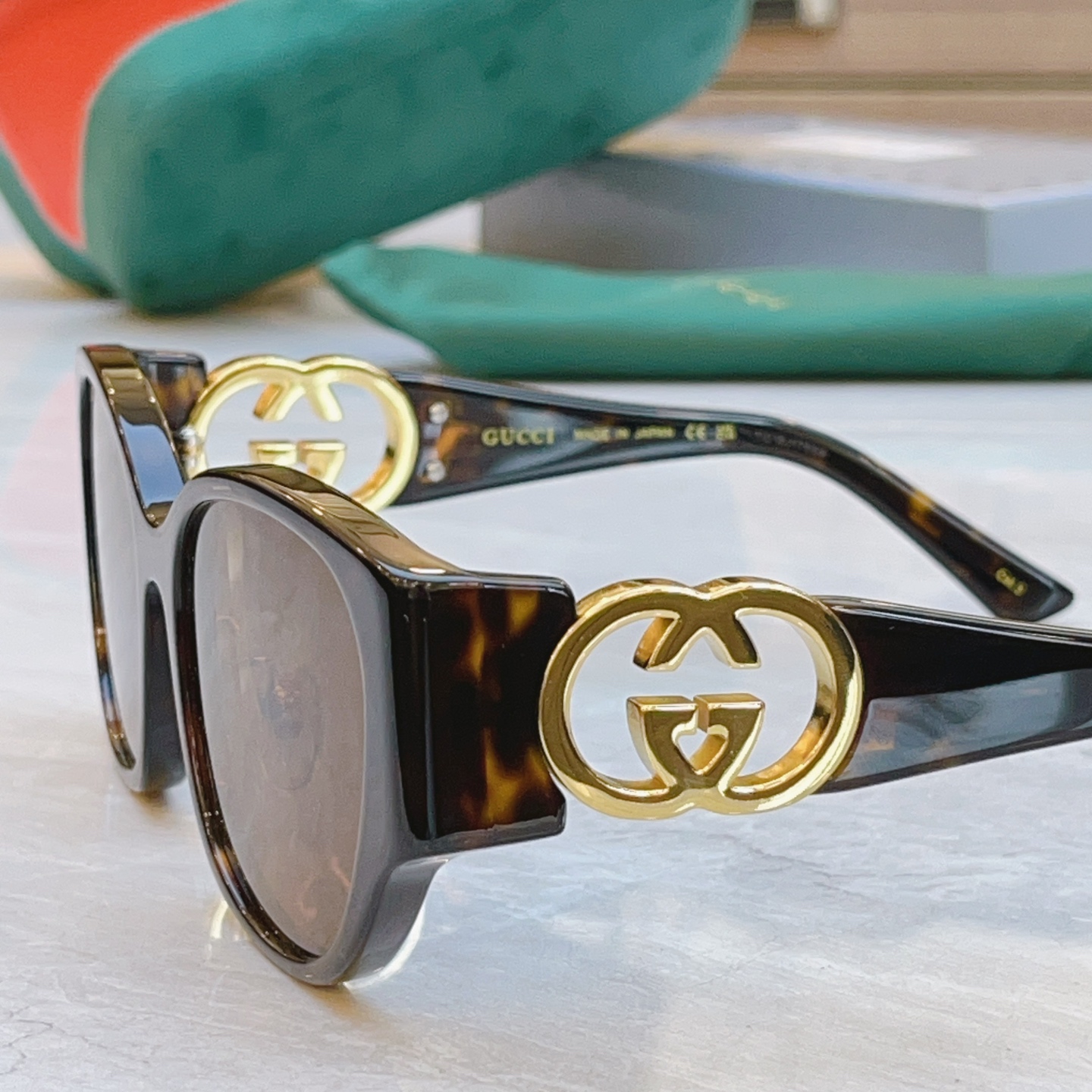 ，【GUCC*】古*驰新款太阳镜，GG1912SA，SIZE:55口19-140