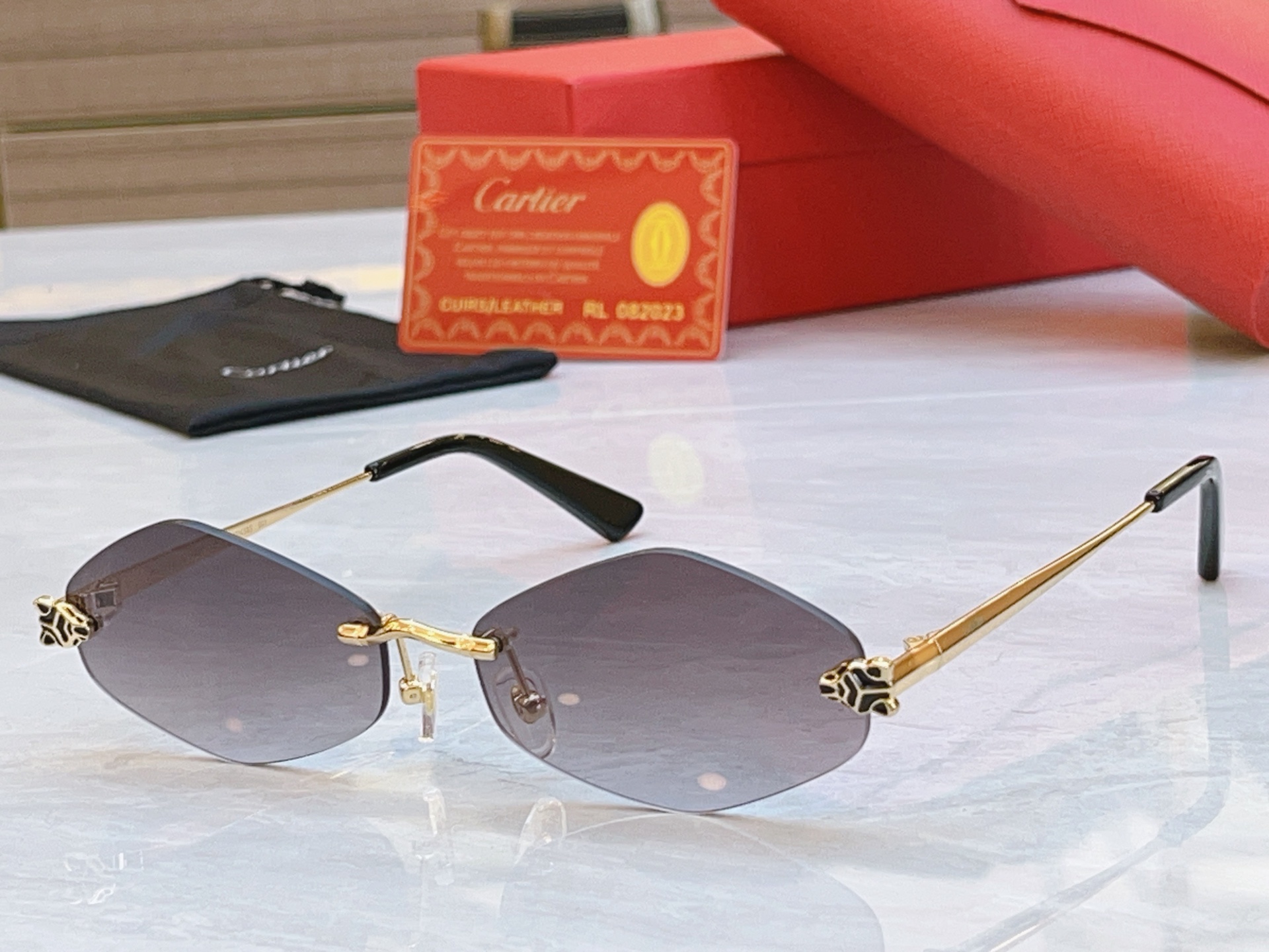 ，【CARTIE*】卡地*亚新款太阳镜，CT0433S，size: 52口20-140