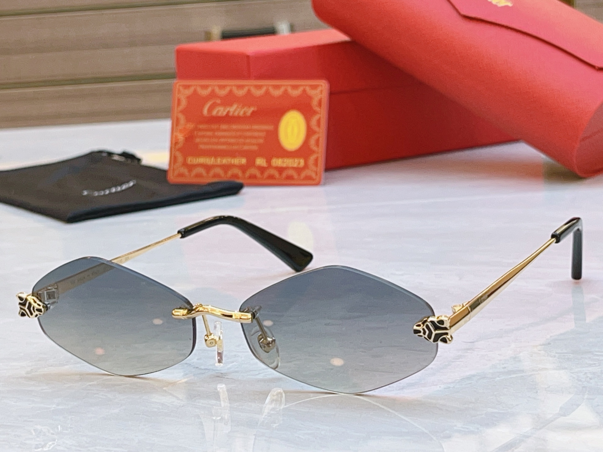 ，【CARTIE*】卡地*亚新款太阳镜，CT0433S，size: 52口20-140